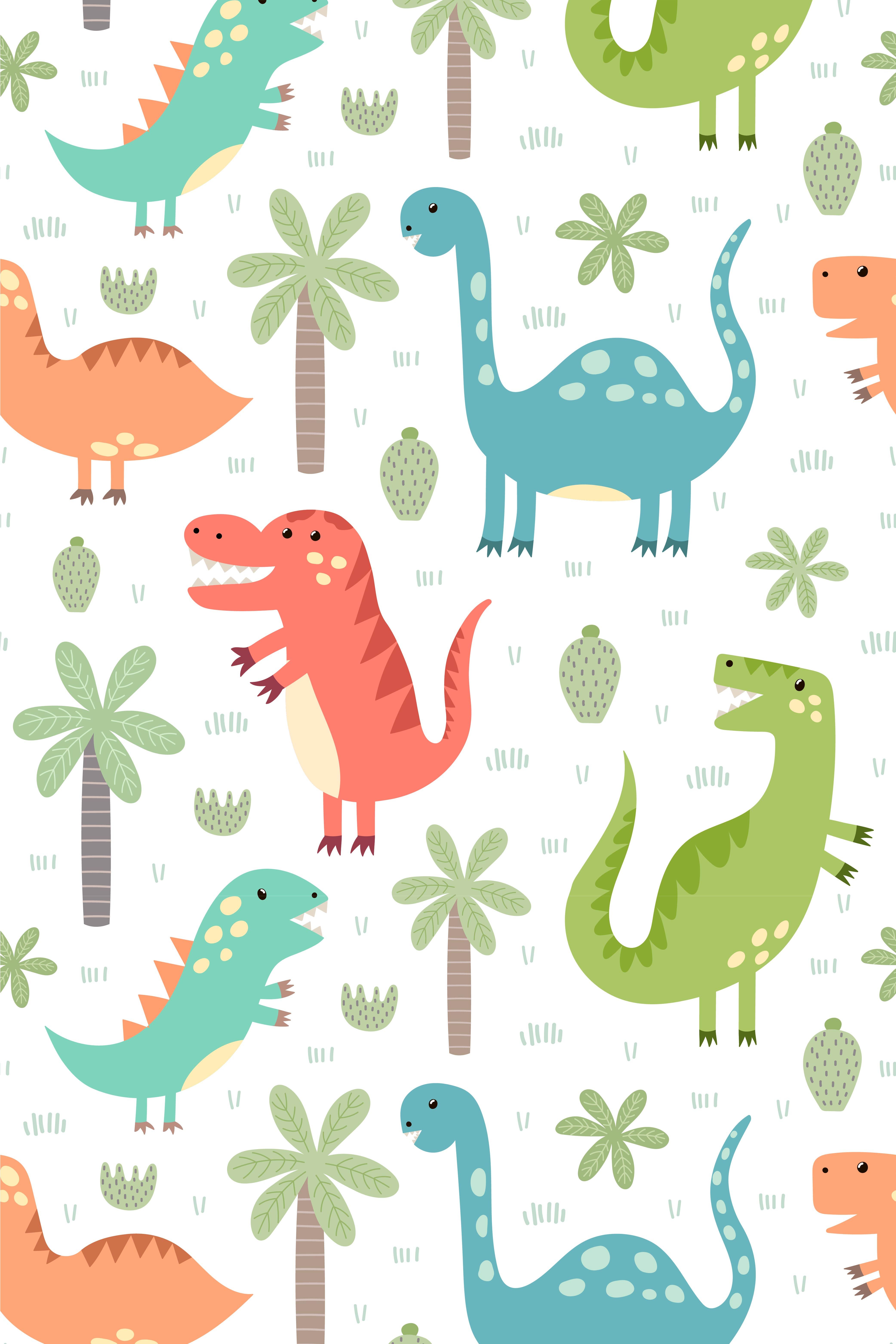 Cute Dinosaurs Illustrations