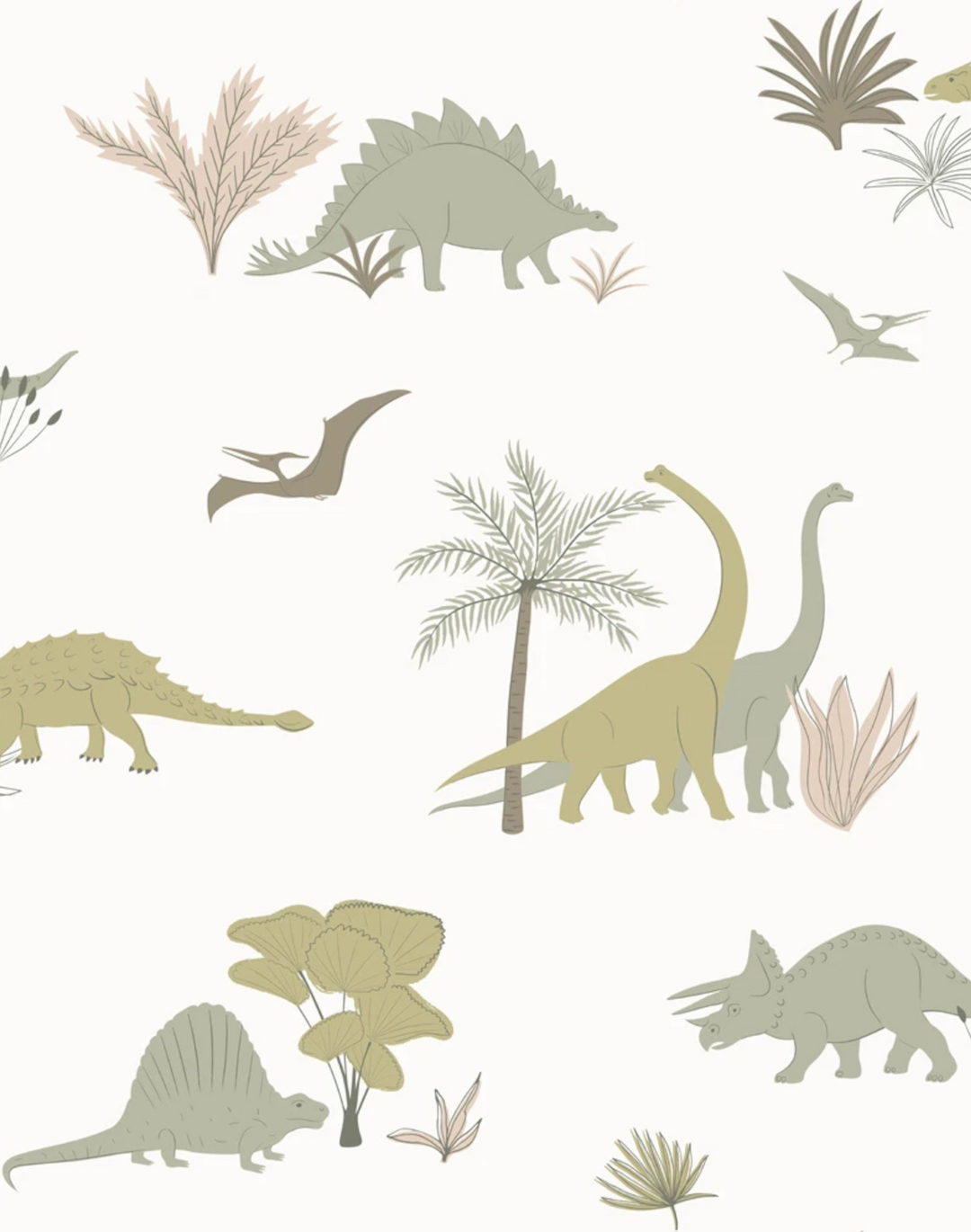 Dinosaurs, Jurassic Grey Olive
