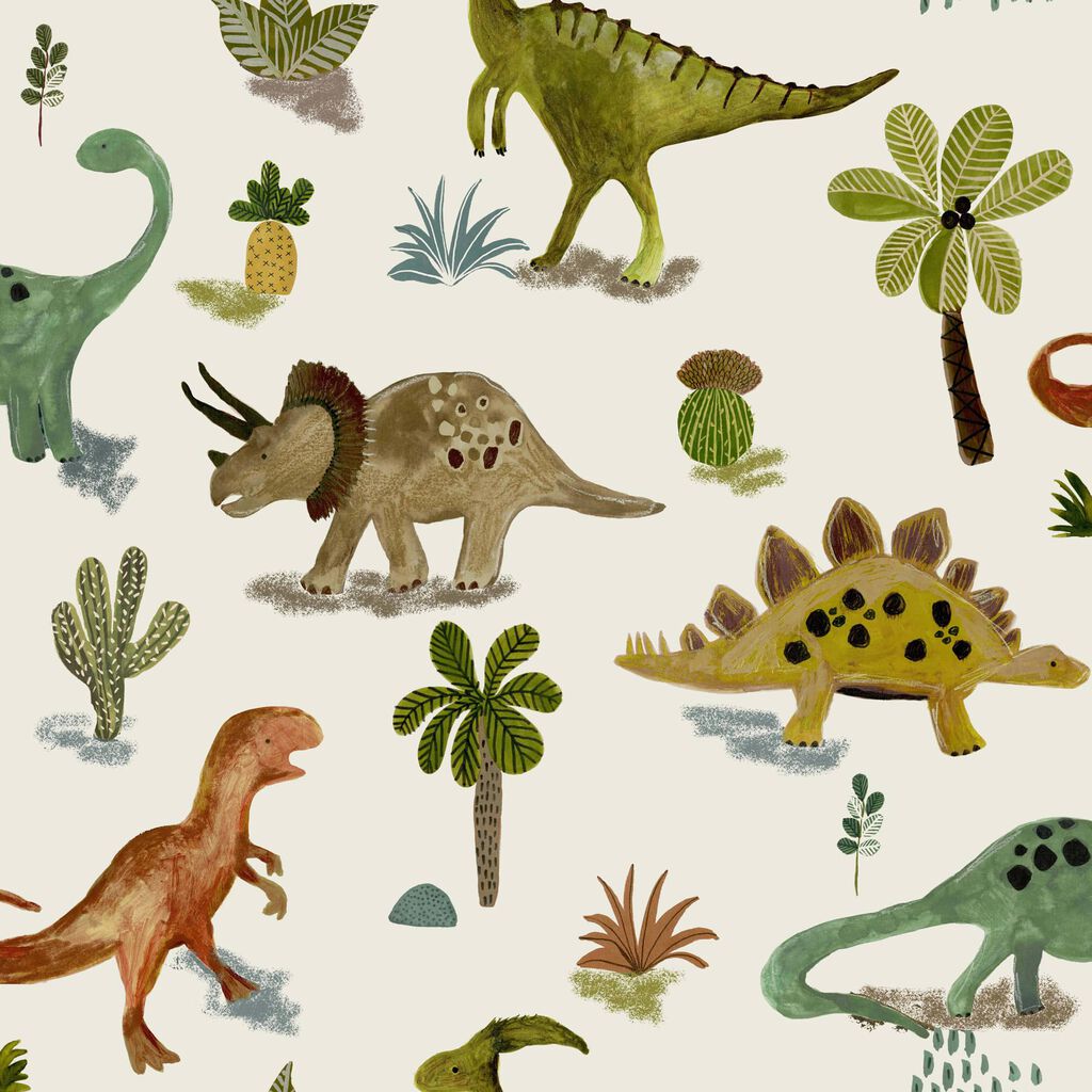 Dinosaur & Friends Wallpaper