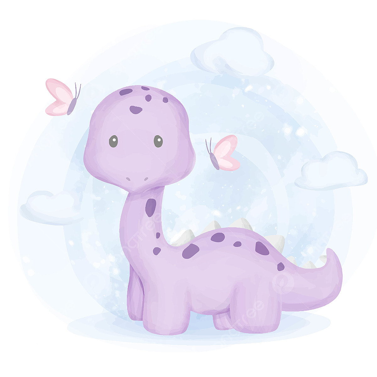 Baby Dinosaur PNG Transparent Image Free Download