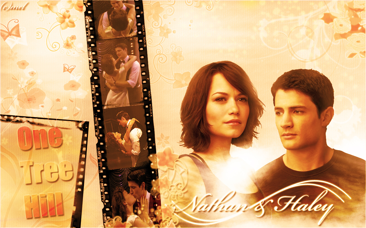 nathan & haley fond d'écran Frères Scott fond d'écran
