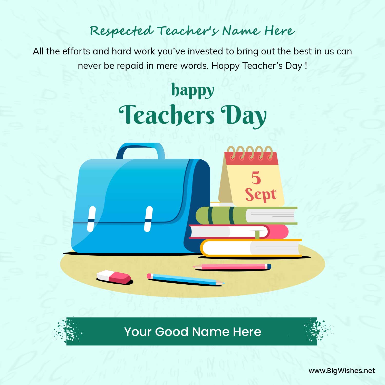 Teachers Day 2023 Wishes Cards, Quotes, Image & Messages