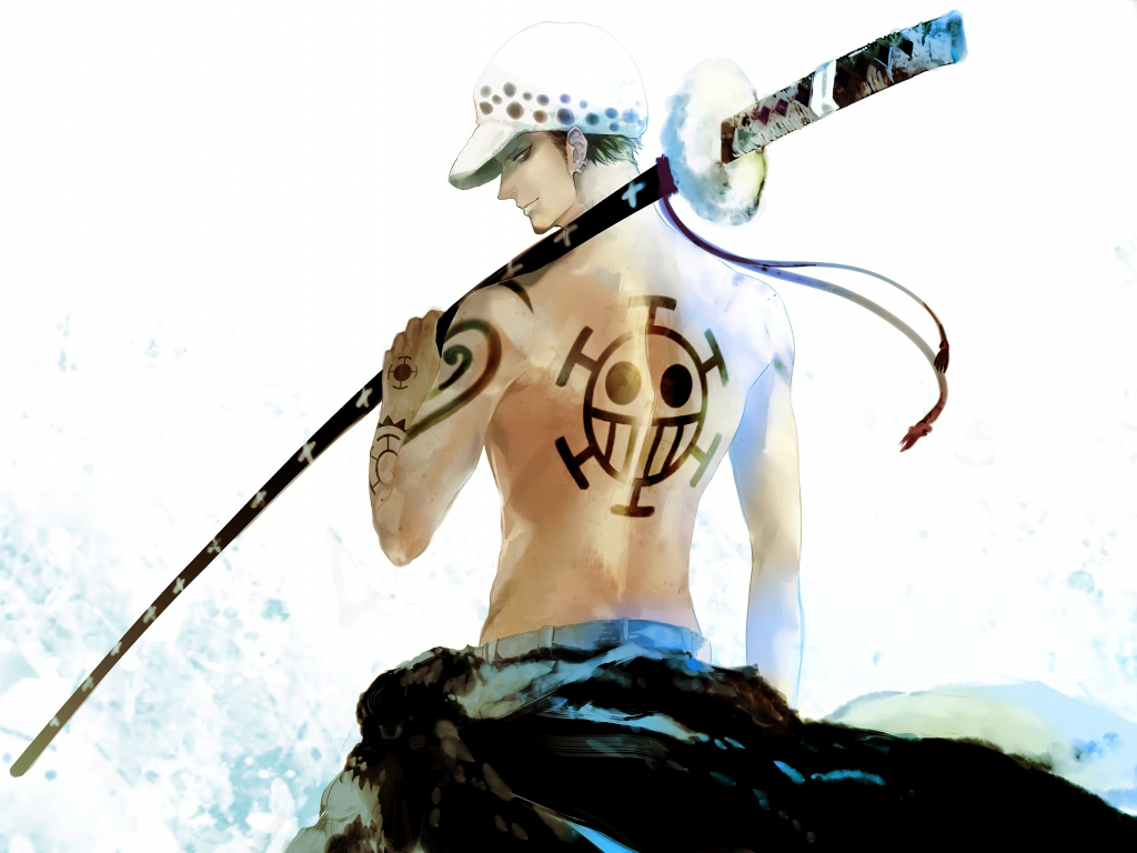 Wallpaper artwork, trafalgar d. water