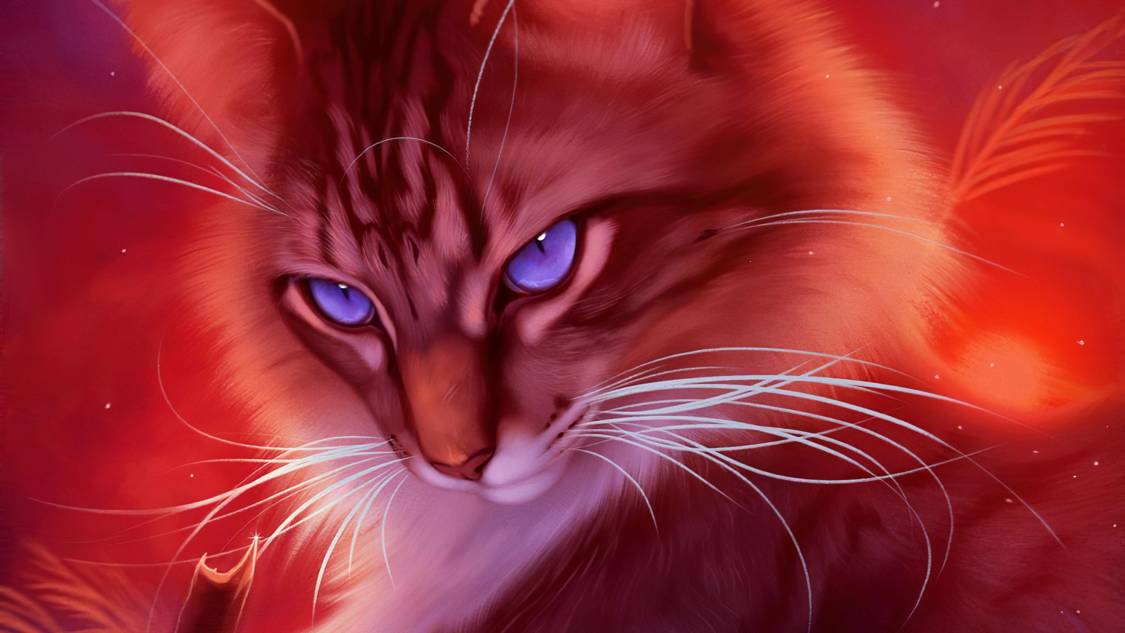 Wallpaper 4k Cat Artwork 4k Wallpaper