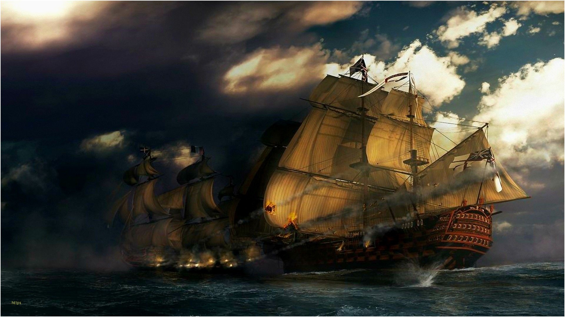 Pirate Ship Wallpaper