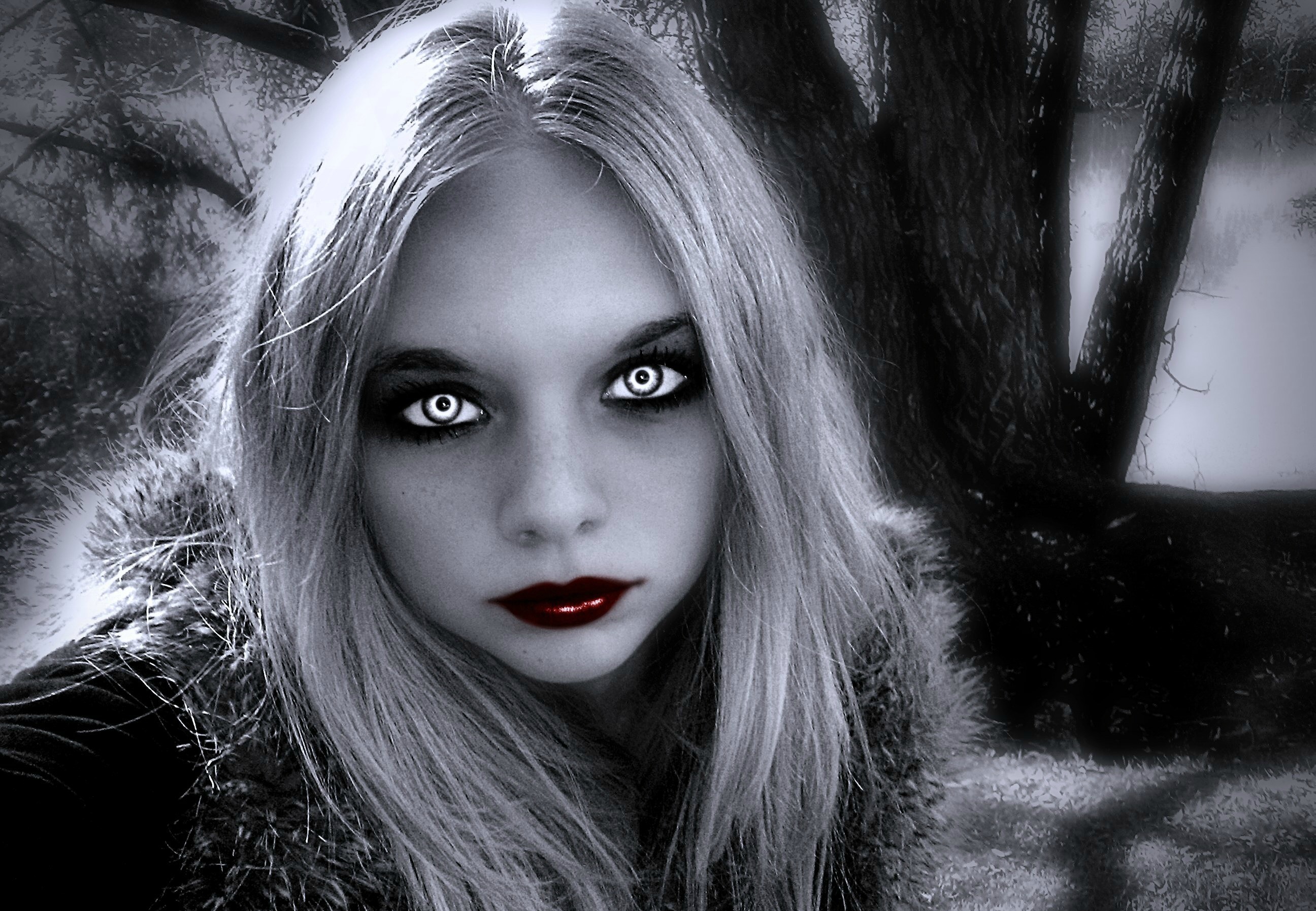 Dark Girl Wallpaper For Desk+