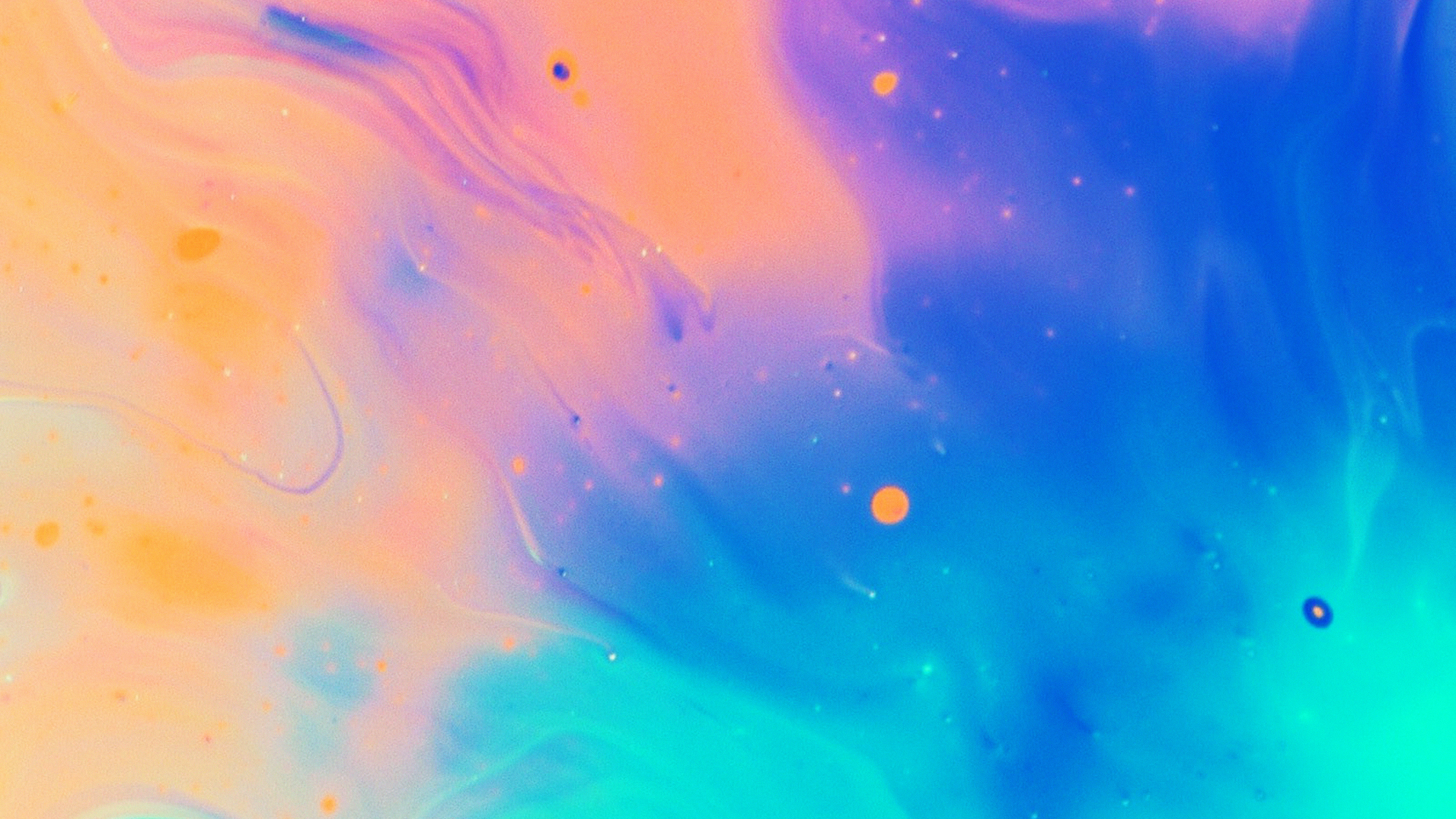 wallpaper for desktop, laptop. blend color rainbow paint ink pastel pattern