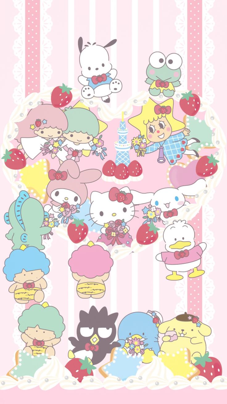 Sanrio BG. Hello kitty wallpaper, Kitty wallpaper, Sanrio hello kitty