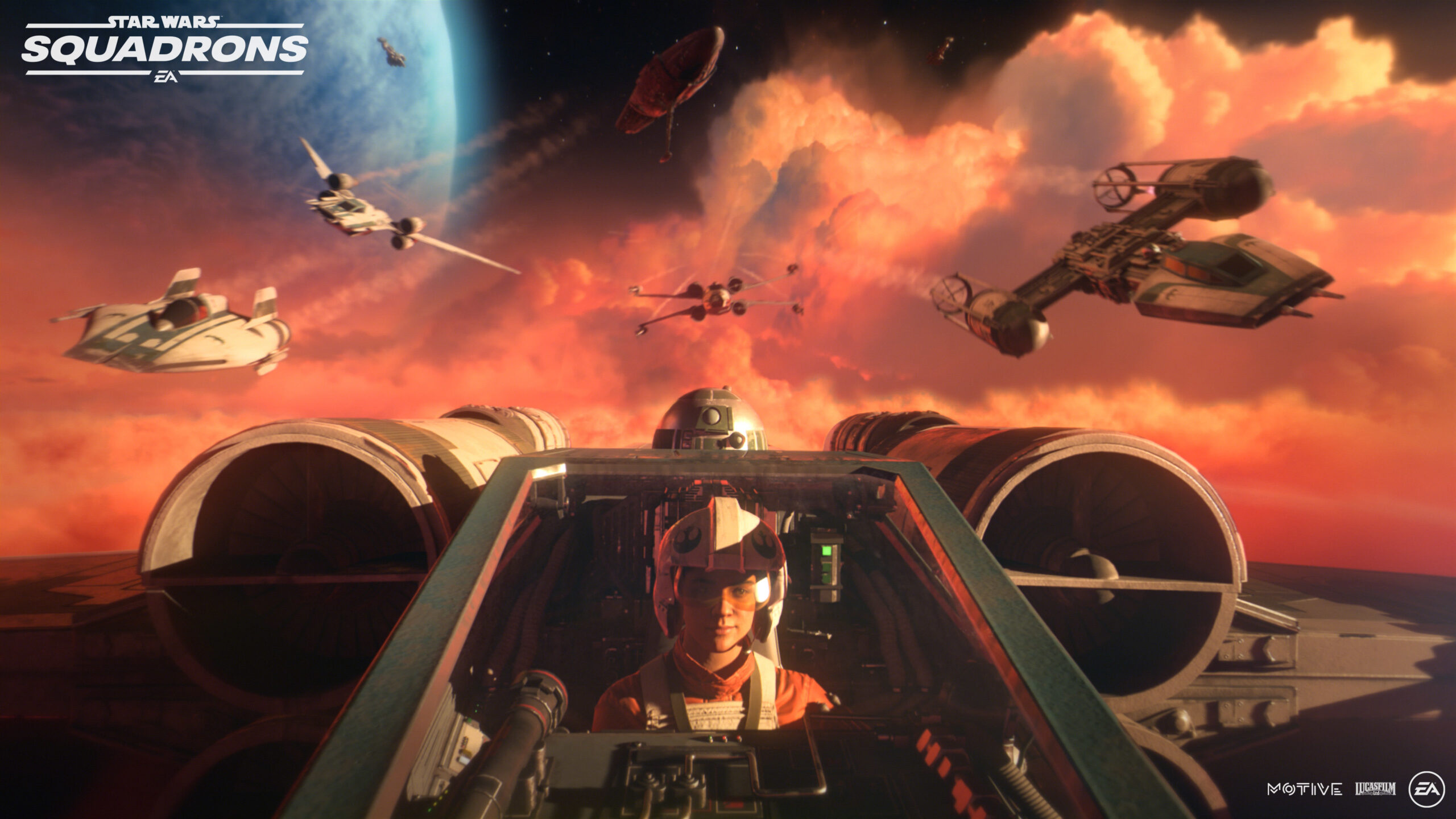 4K Ultra HD Star Wars Squadrons Videogame Wallpaper