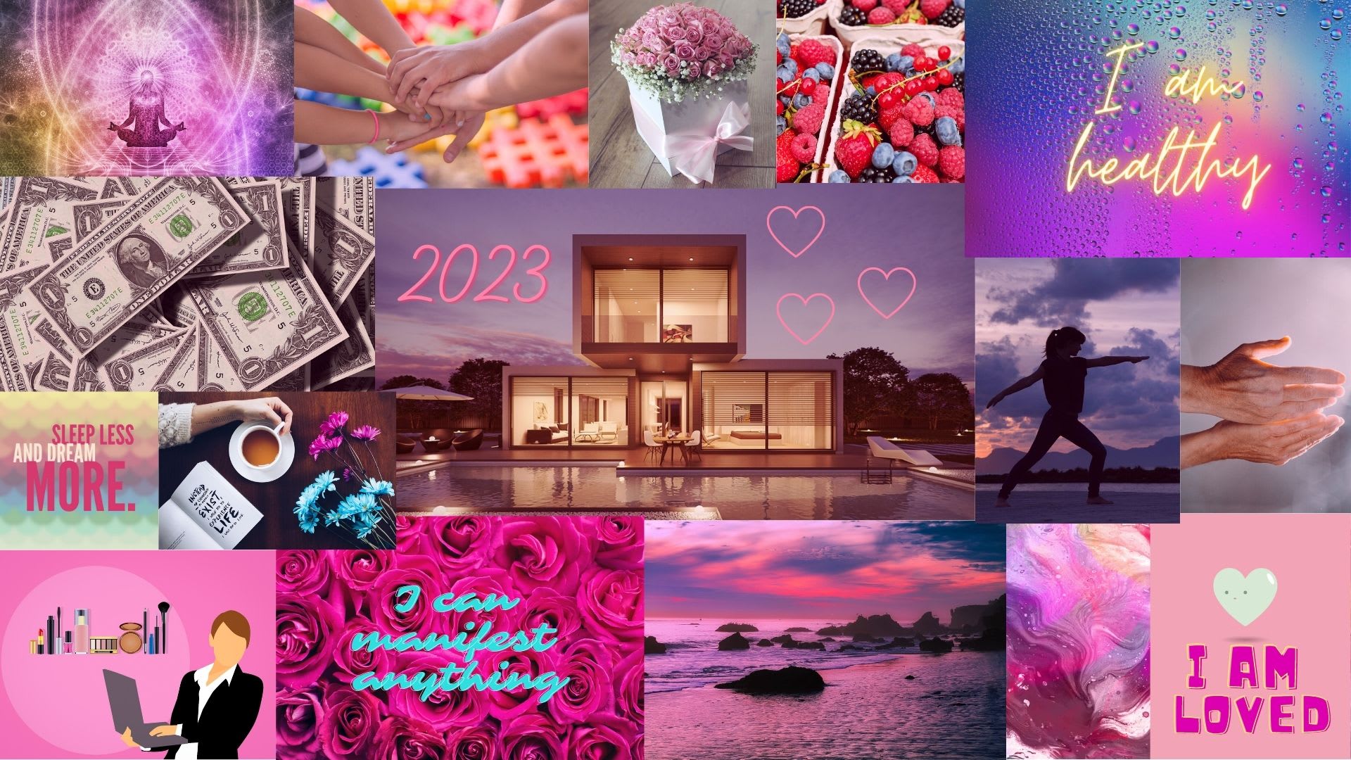 Create a visionboard to manifest your dreams