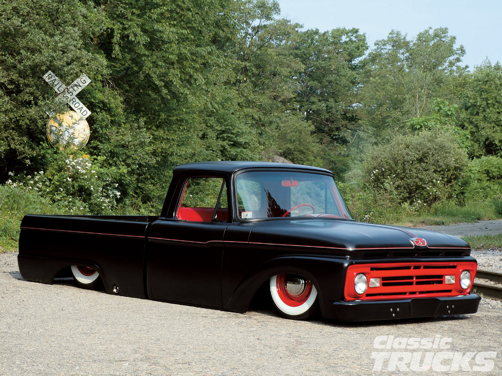 Free download 1963 Ford F100 Pickup Truck Custom Lowered Suspension Ford GT Car [1600x1200] for your Desktop, Mobile & Tablet. Explore Dropped Truck Wallpaper. Fire Truck Wallpaper, Truck Wallpaper, Monster Truck Background