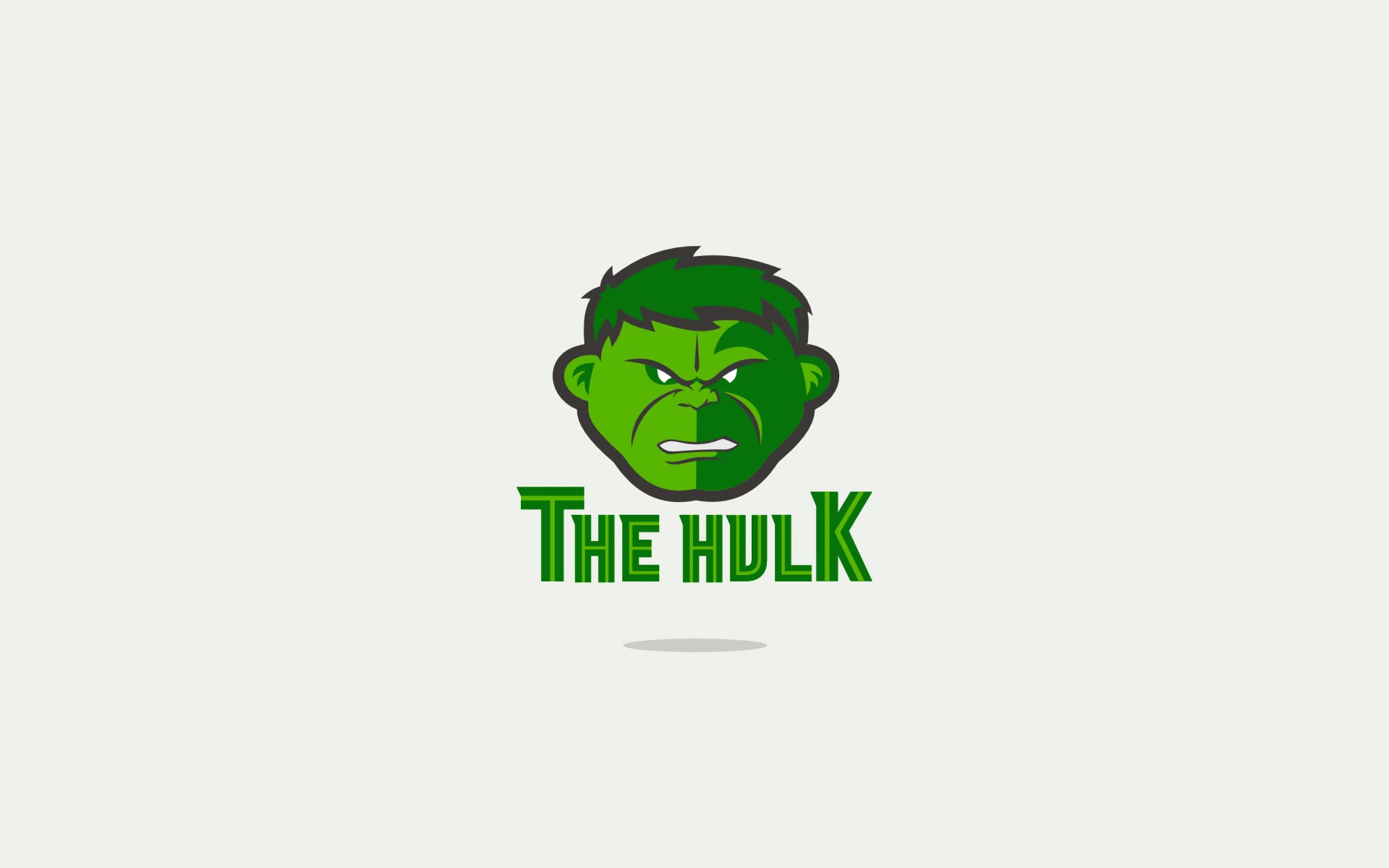 Wallpaper 4k Hulk Minimal Logo Wallpaper