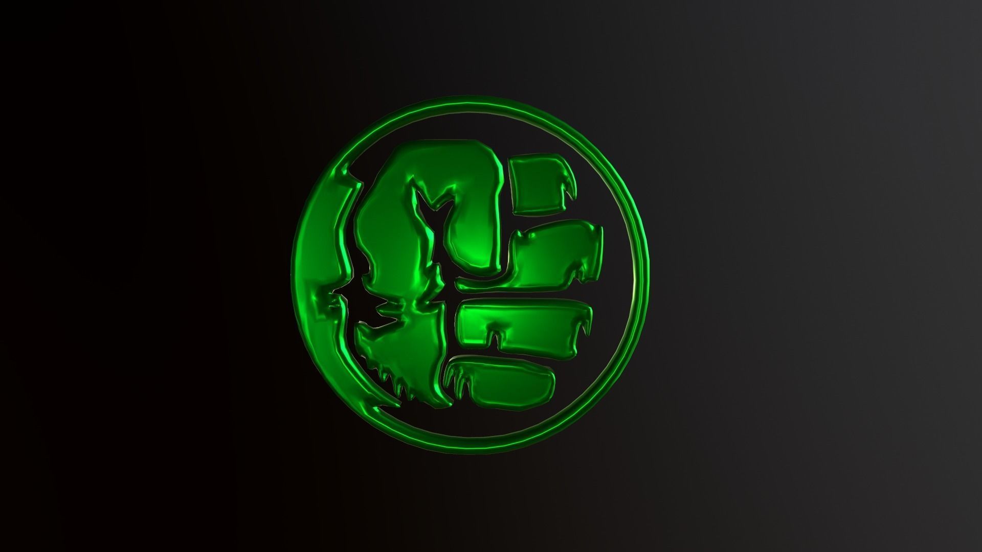 Hulk Superhero Logo