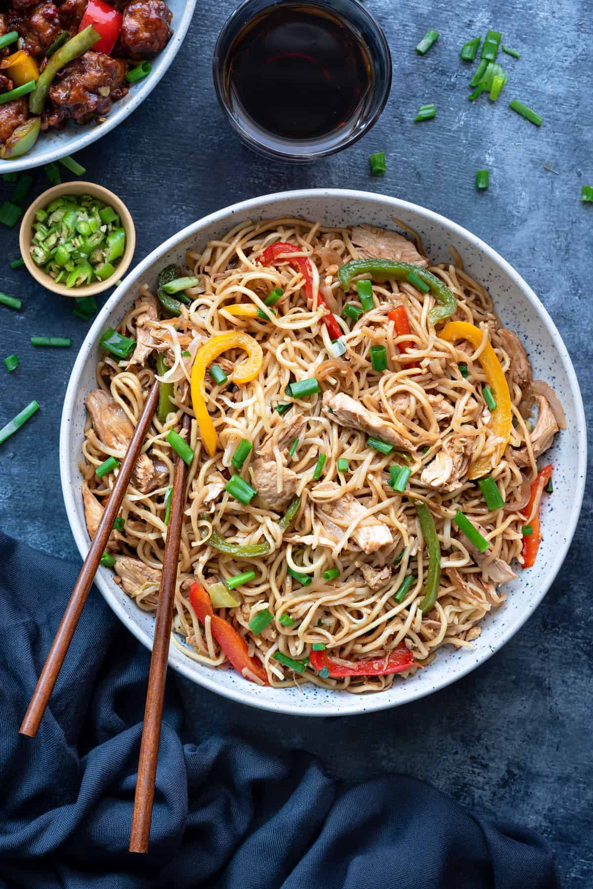 Chicken Hakka Noodles Recipe N Juliennes
