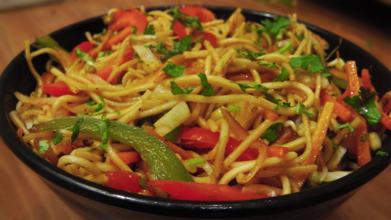 Veg Hakka Noodles Recipe Chinese Cuisine