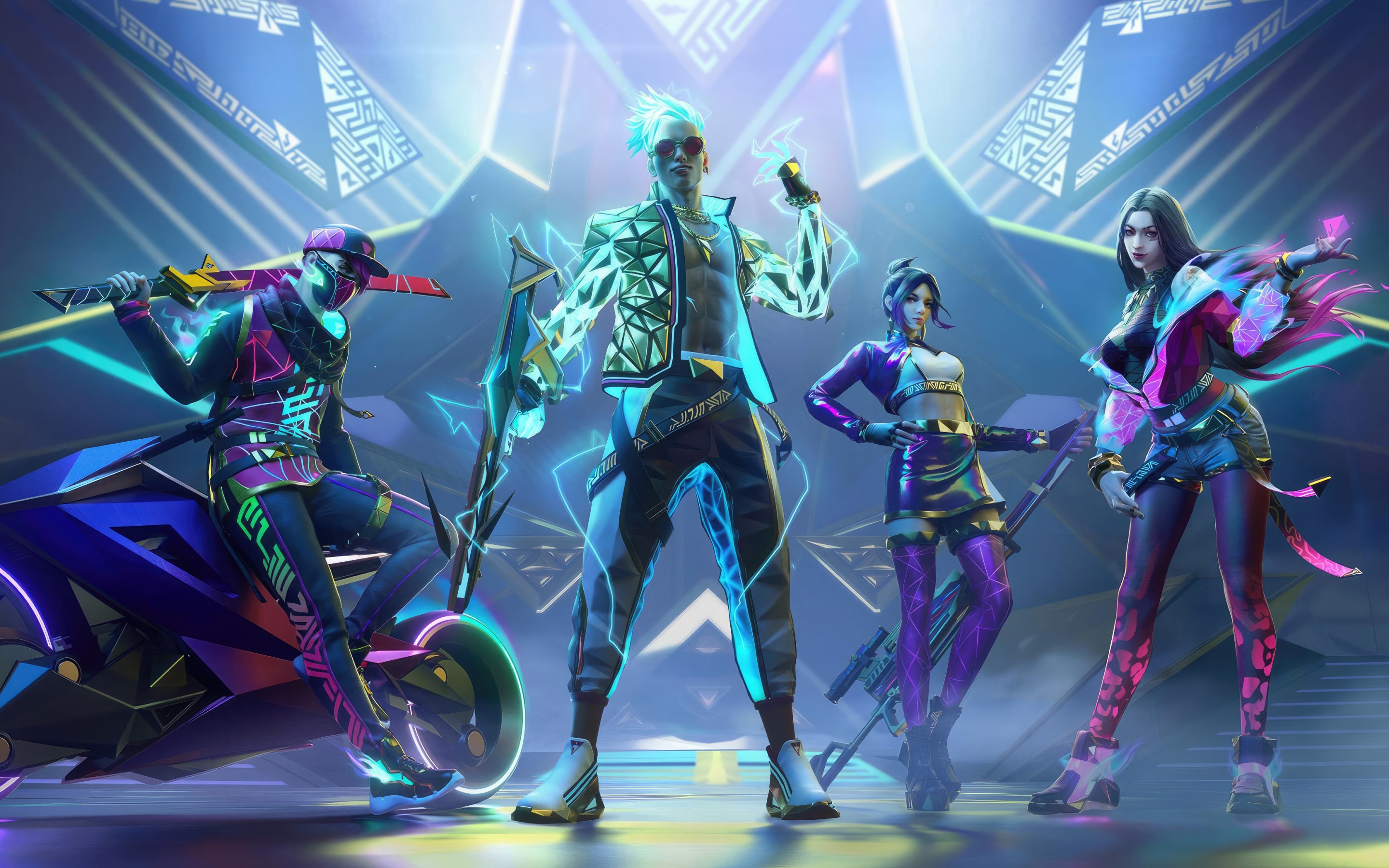 Garena Free Fire Max Online Game Wallpaper 4K