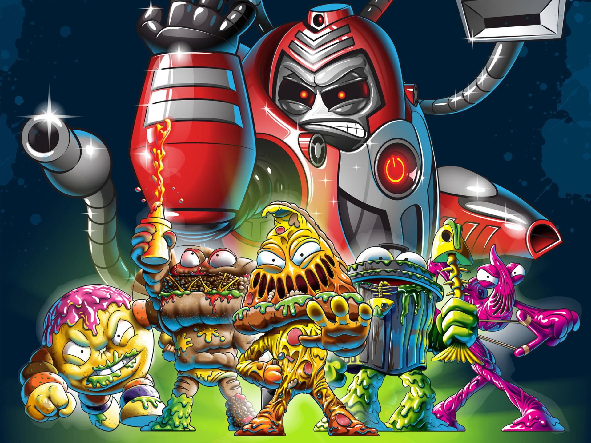 Painel 1x65M Grossery Gang. Elo7 Produtos Especiais