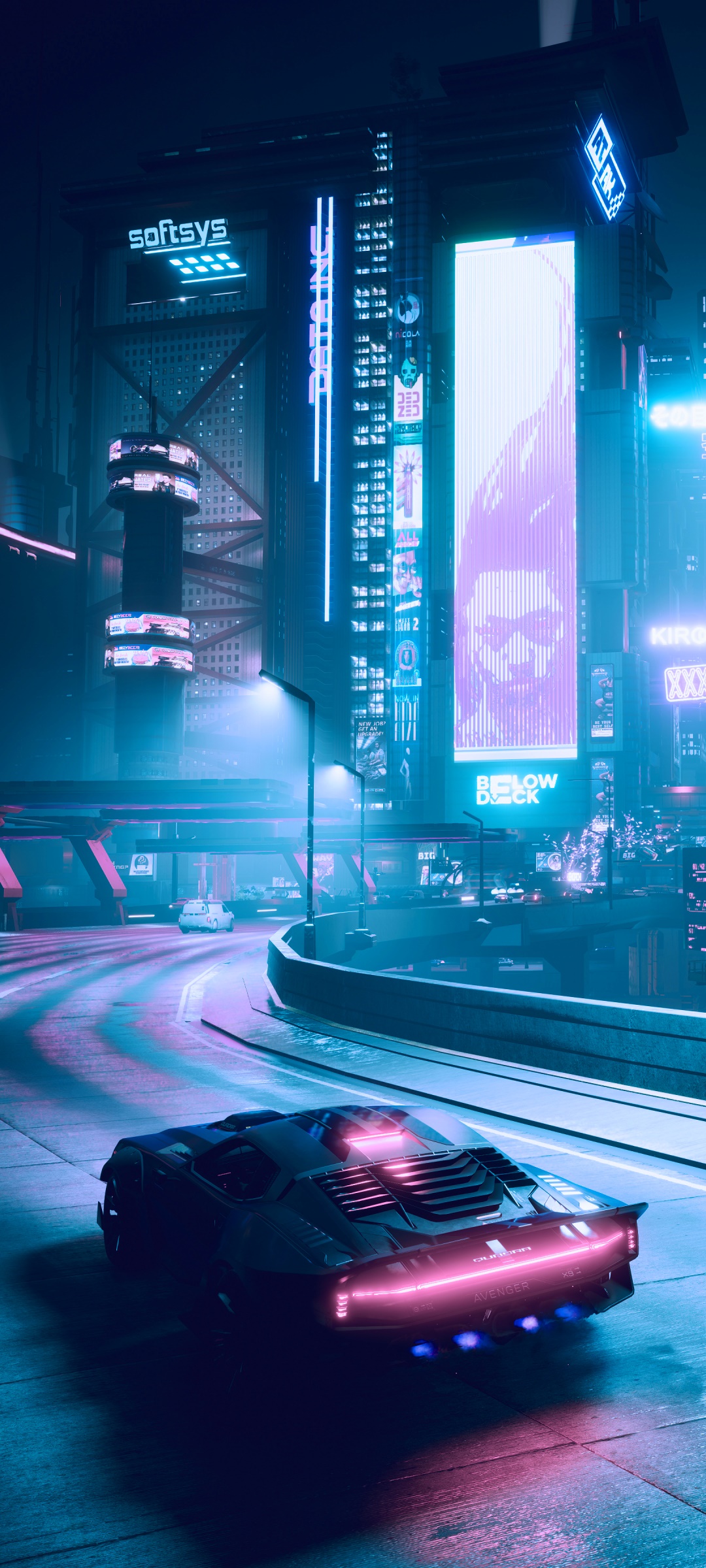 Futuristic Cyberpunk 2077 4K Ultra HD Mobile Wallpaper