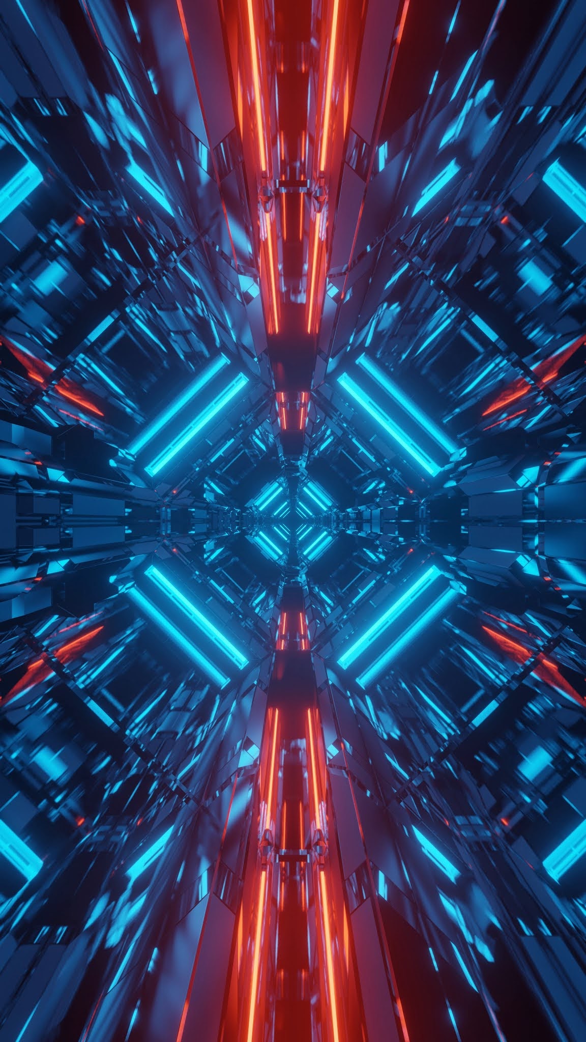 CYBERPUNK FUTURISTIC ABSTRACT PHONE WALLPAPER HD 4K