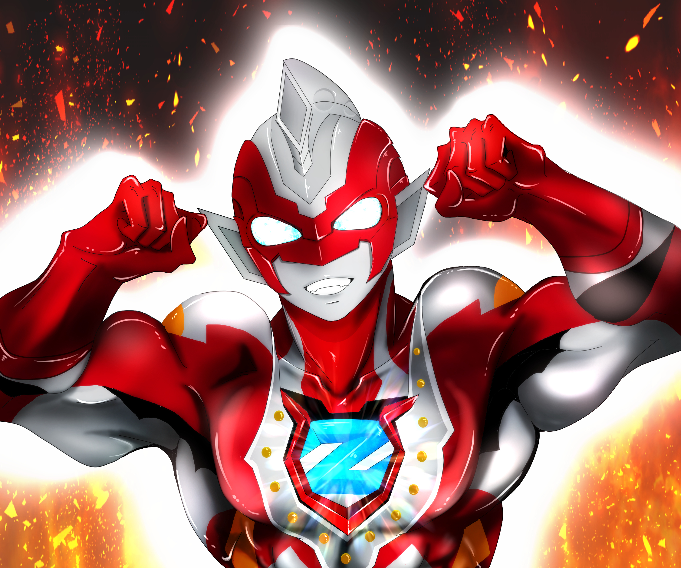 Anime Ultraman (DC Comics) HD Wallpaper