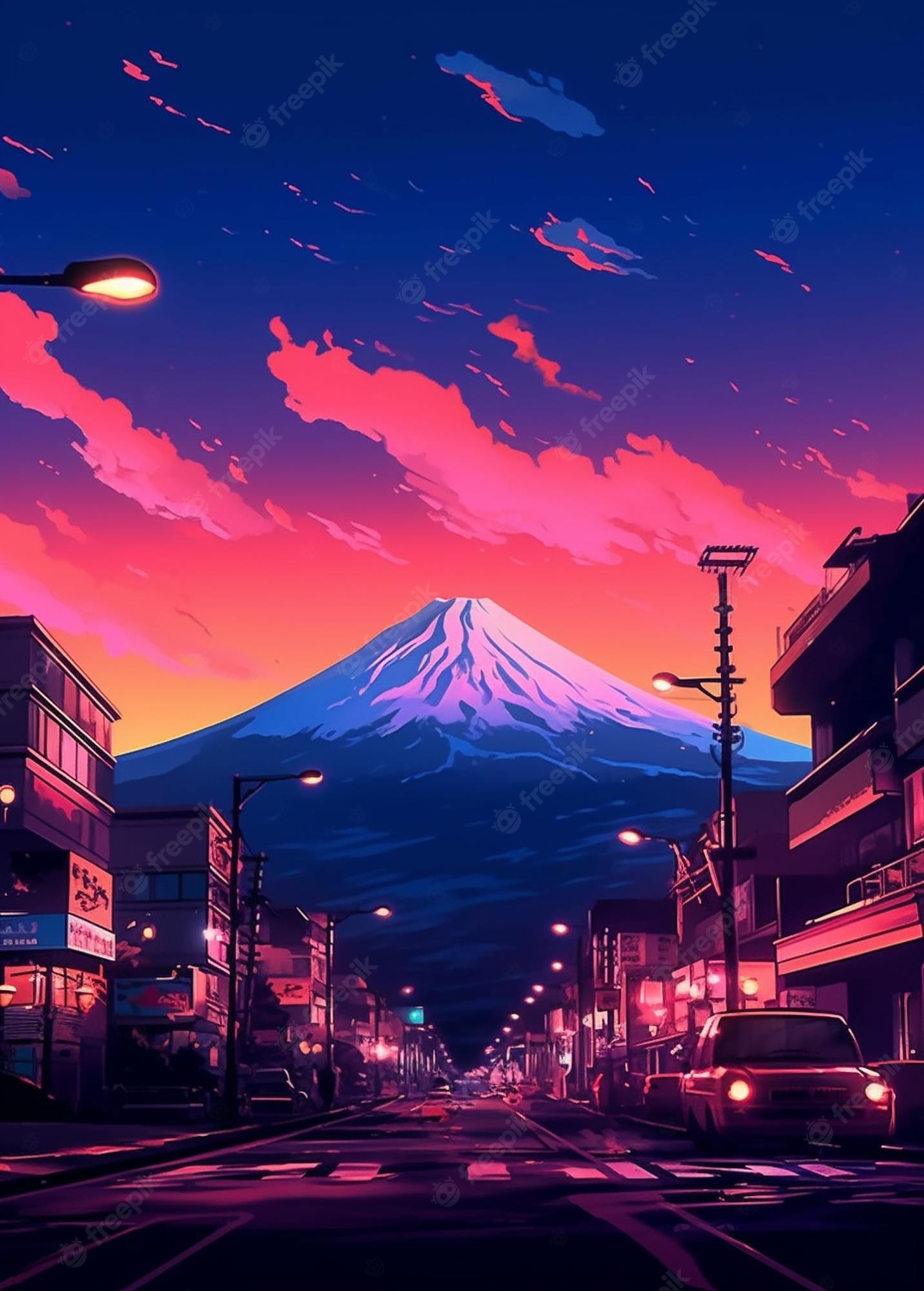 Japanese Anime Background Image