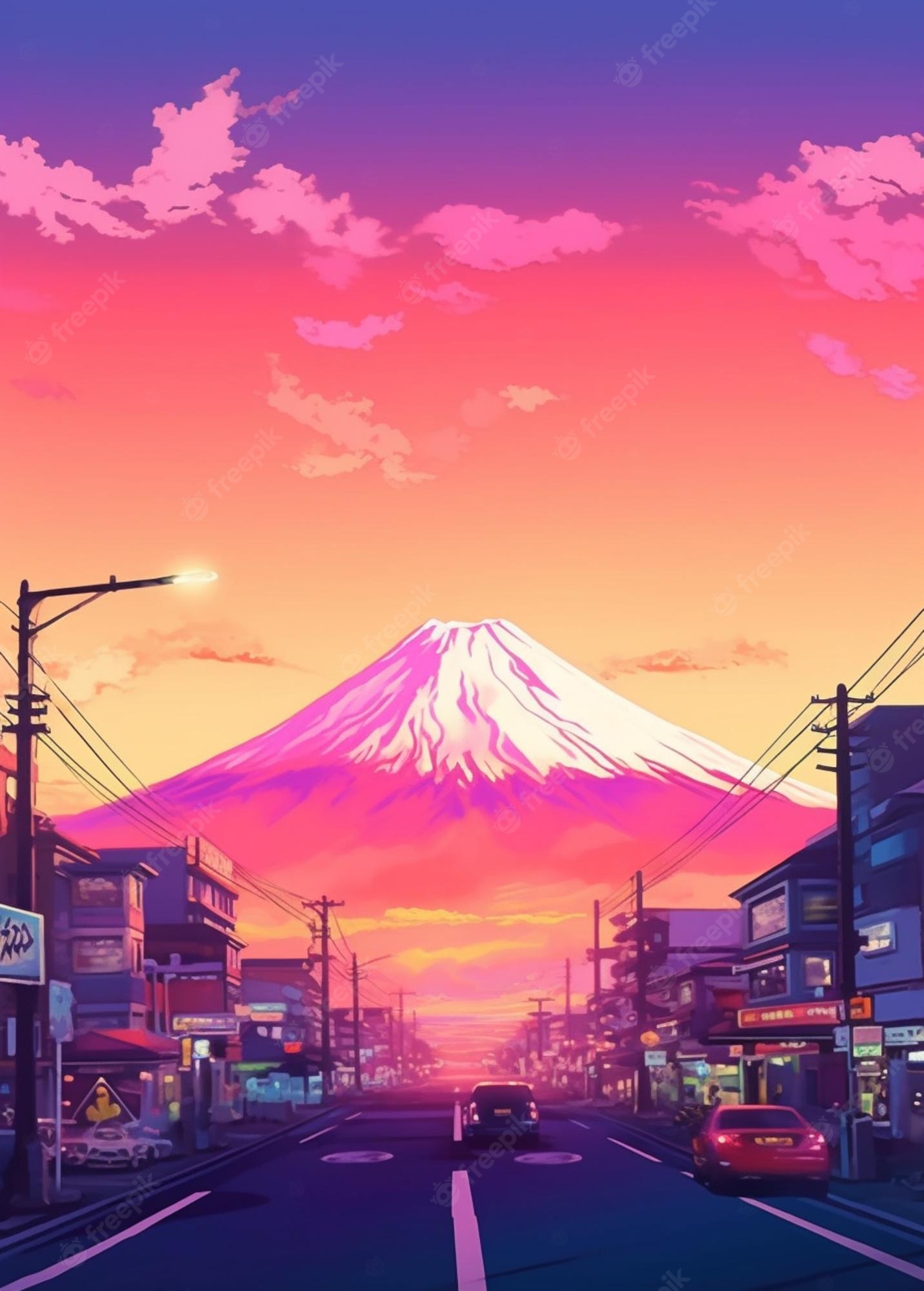 Japanese Anime Background Image
