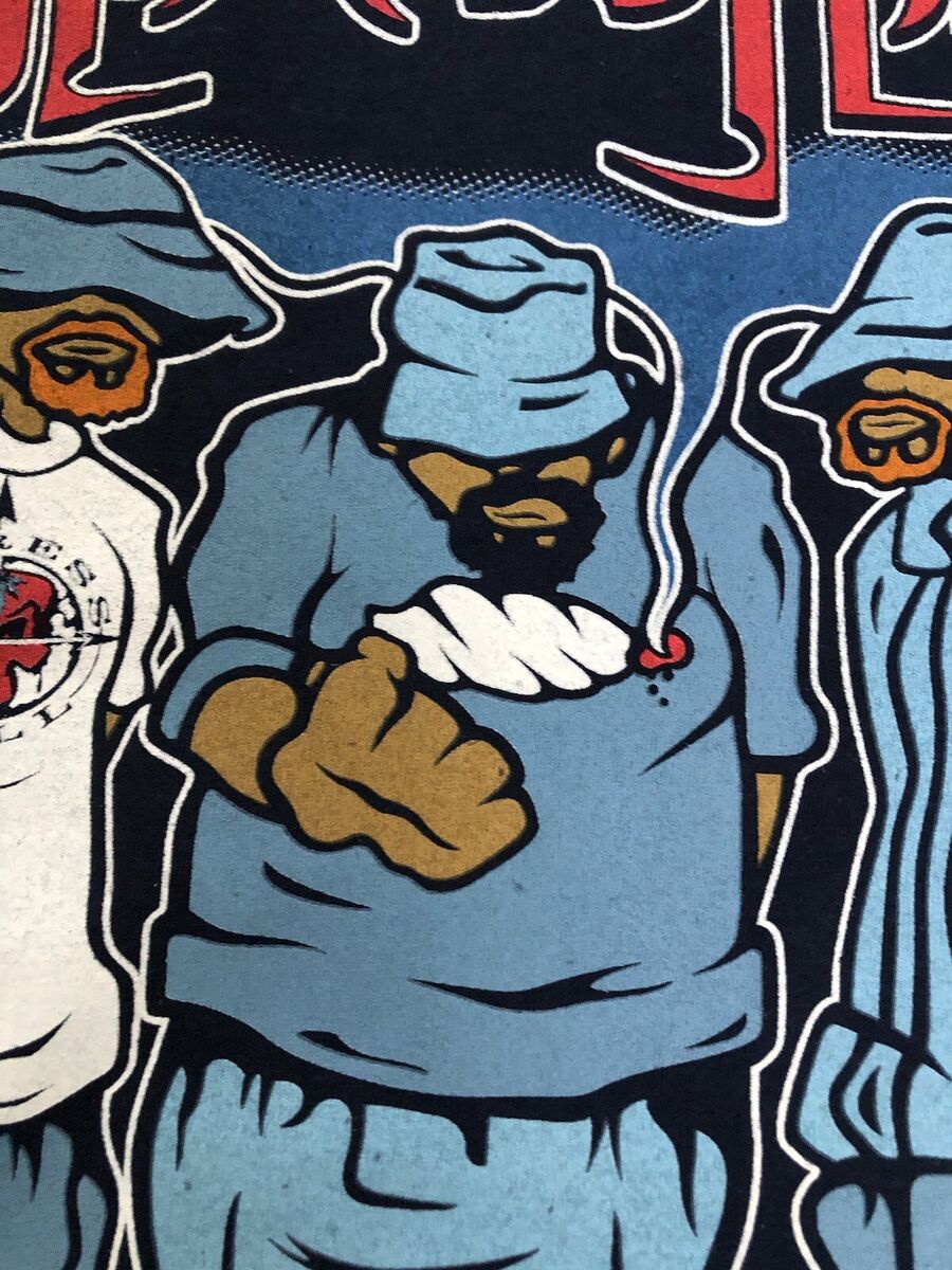 Official Cypress Hill DVX 90s Rap Tee Hip Hop Men's Big & Tall RARE T Shirt 1XB