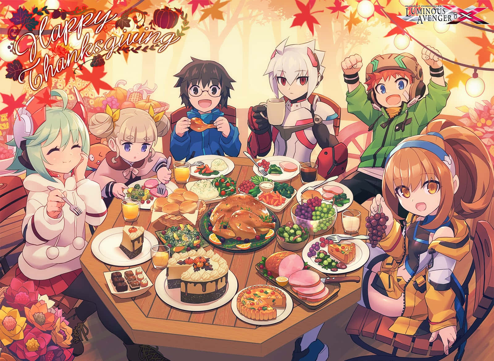 Anime Thanksgiving Wallpaper
