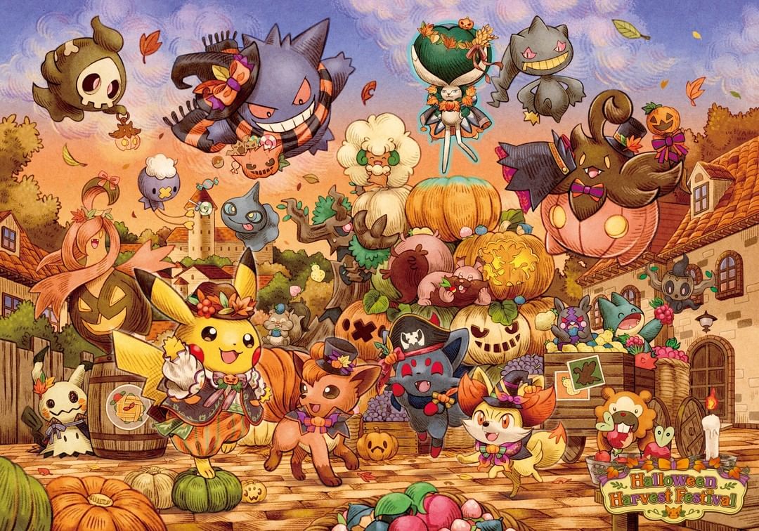 Celebrate Halloween with Pokemon's latest series Halloween Harvest Festival