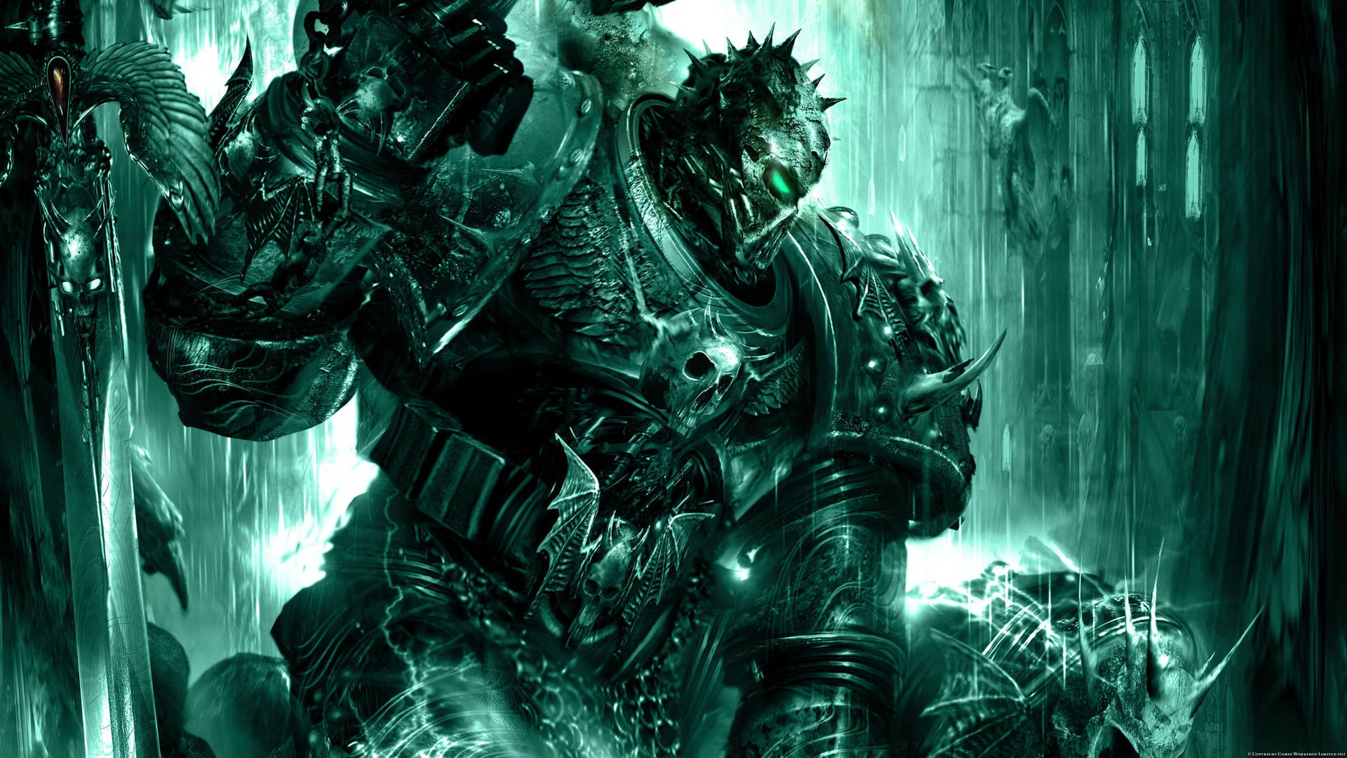 Download Warhammer 40k Night Lords Chaos Space Marines Wallpaper