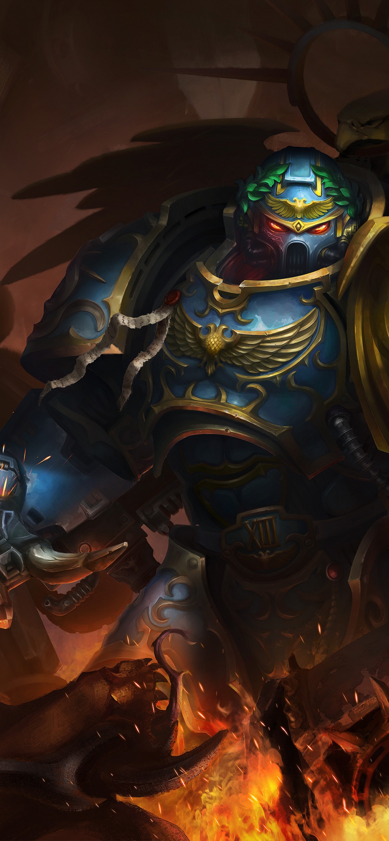 Warhammer 40K Wallpaper 4K, Roboute Guilliman, Space Marines