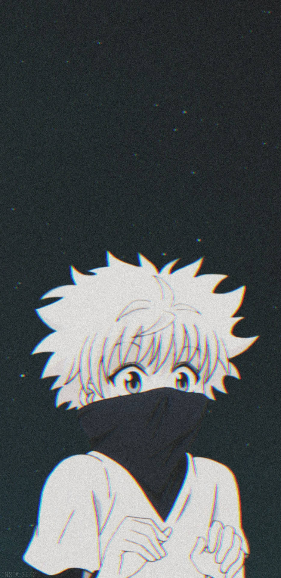 Download Surprised Killua iPhone Wallpaper