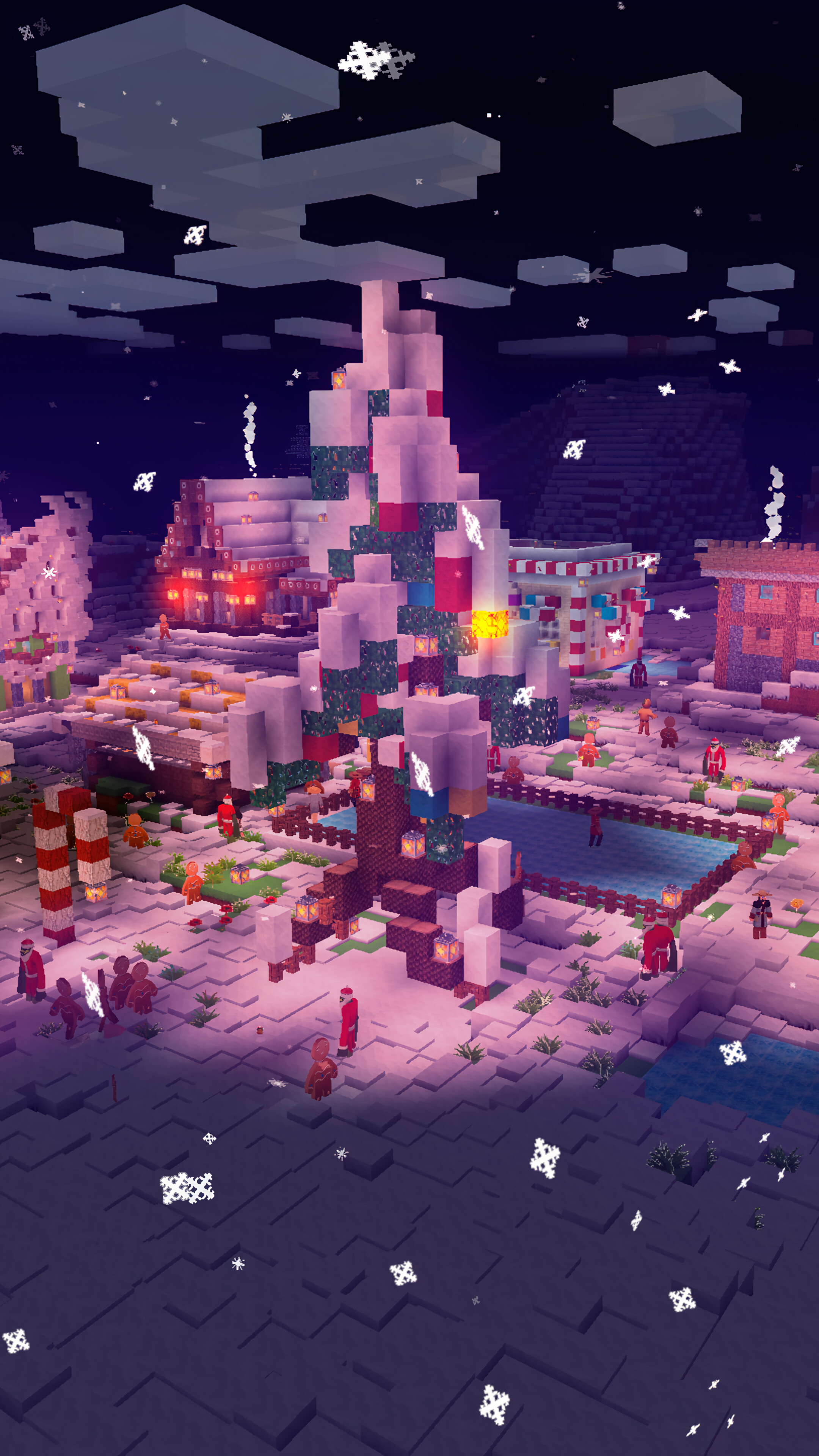 Free download Christmas Village Minecraft 4K Wallpaper iPhone HD Phone 6130h [2160x3840] for your Desktop, Mobile & Tablet. Explore Minecraft 4k Wallpaper. Minecraft Background Hd, Minecraft Background, Minecraft HD Wallpaper