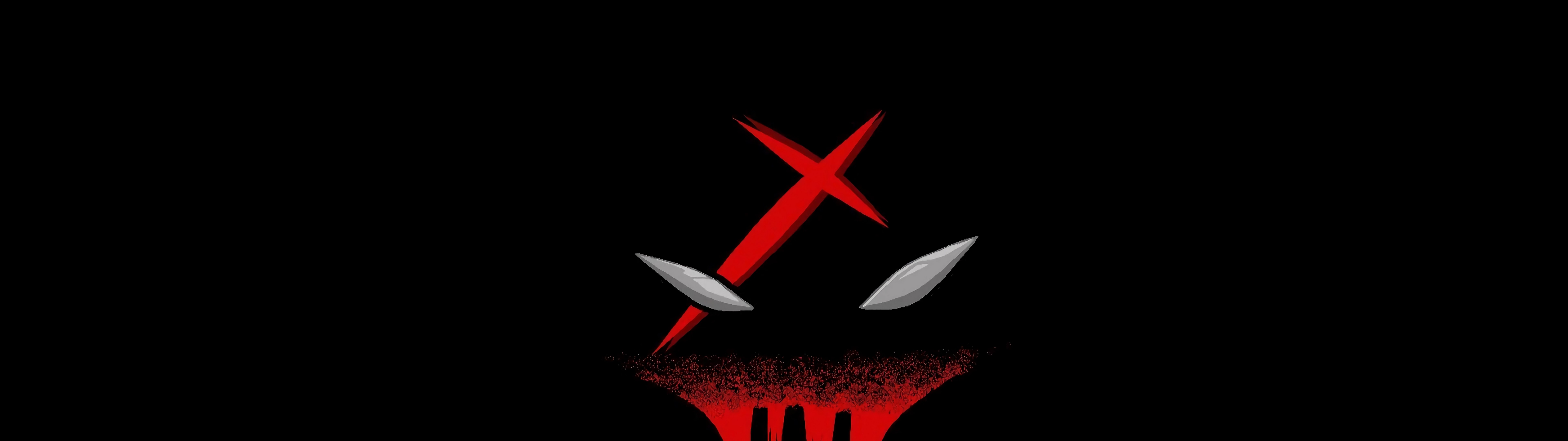 Red X 4K Wallpaper