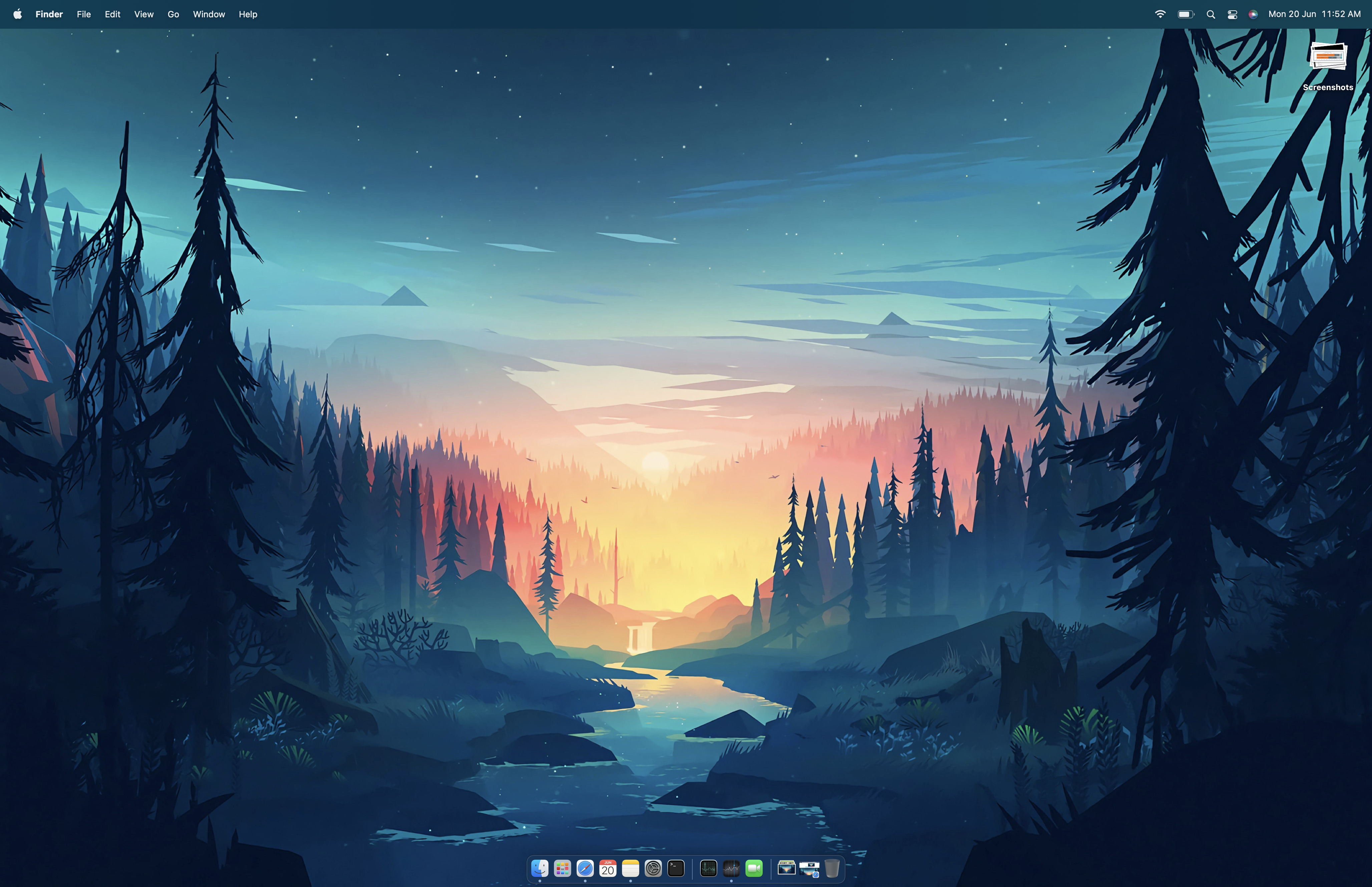 Found an awesome wallpaper that suits my Mac