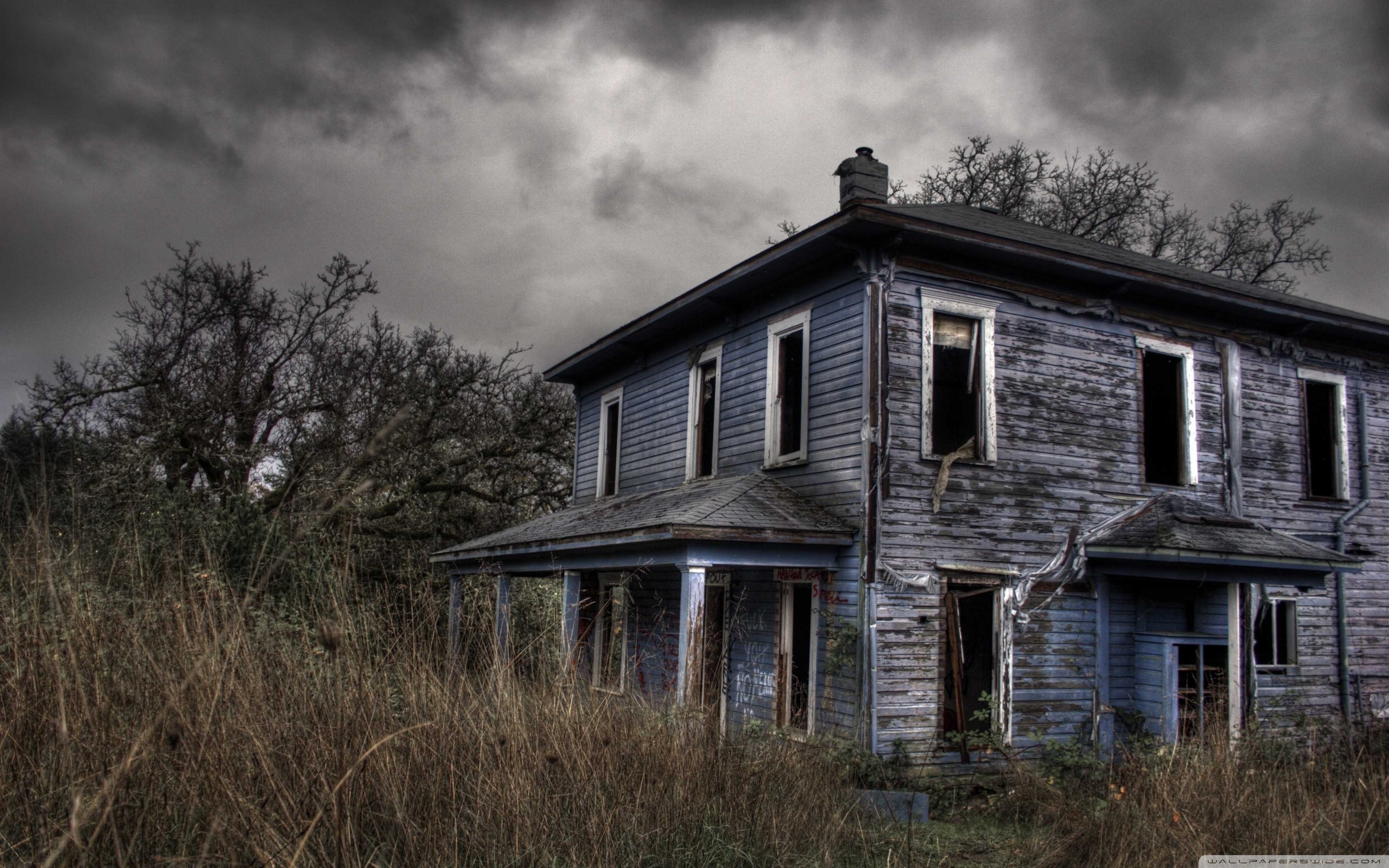 Haunted House Ultra HD Desktop Background Wallpaper for 4K UHD TV, Tablet