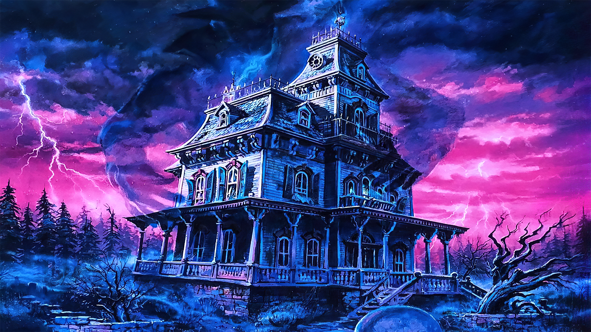 HAUNTED MANSION HD wallpaper