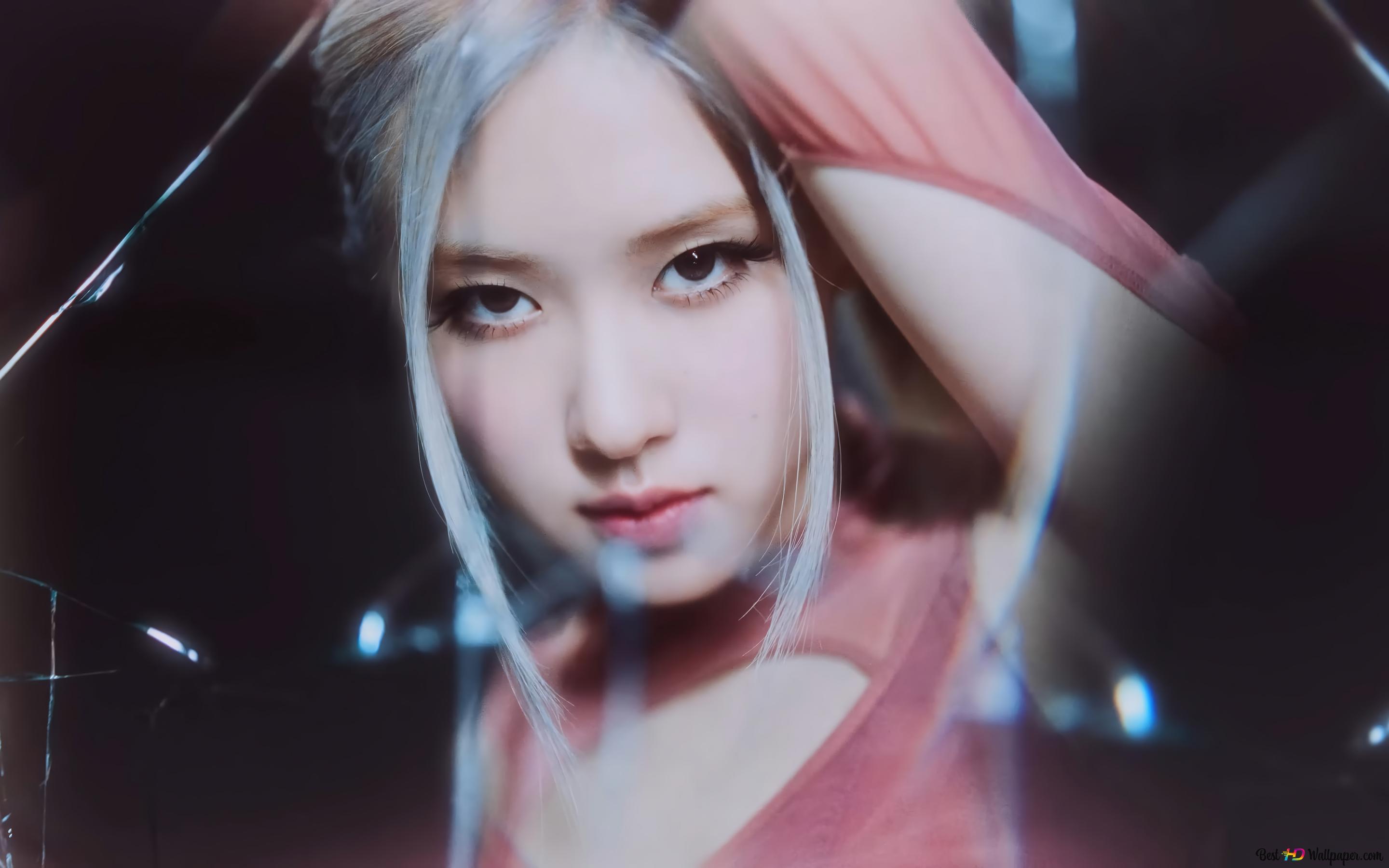 BlackPink's Rose - 'Pink Venom' Album Photohoot 4K wallpaper download