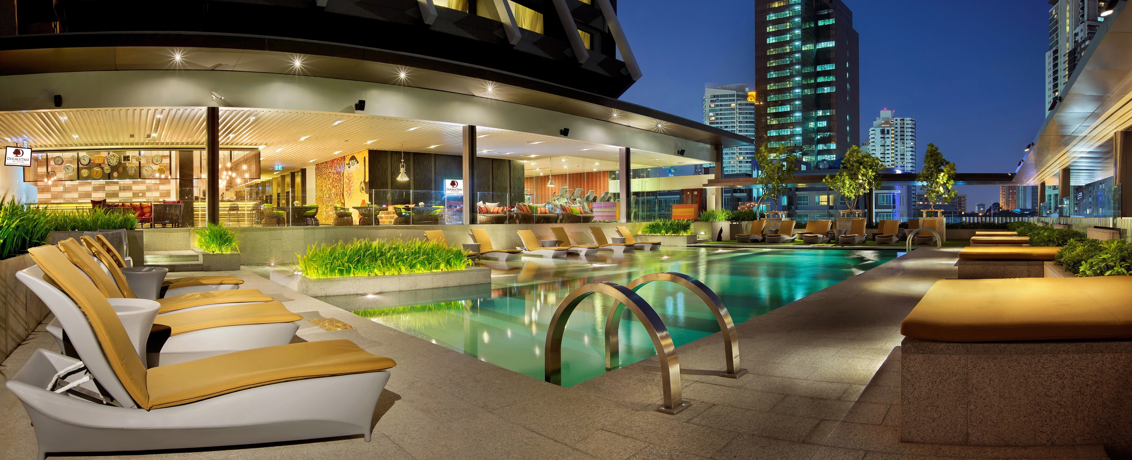 3840x1563 doubletree by hilton hotel 4k HD wallpaper computer desktop