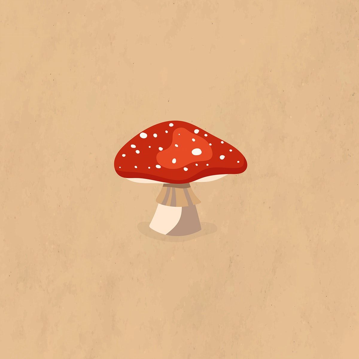 Red mushroom autumn design element vector. premium image / Aew. Mushroom wallpaper, Mushroom drawing, Stuffed mushrooms
