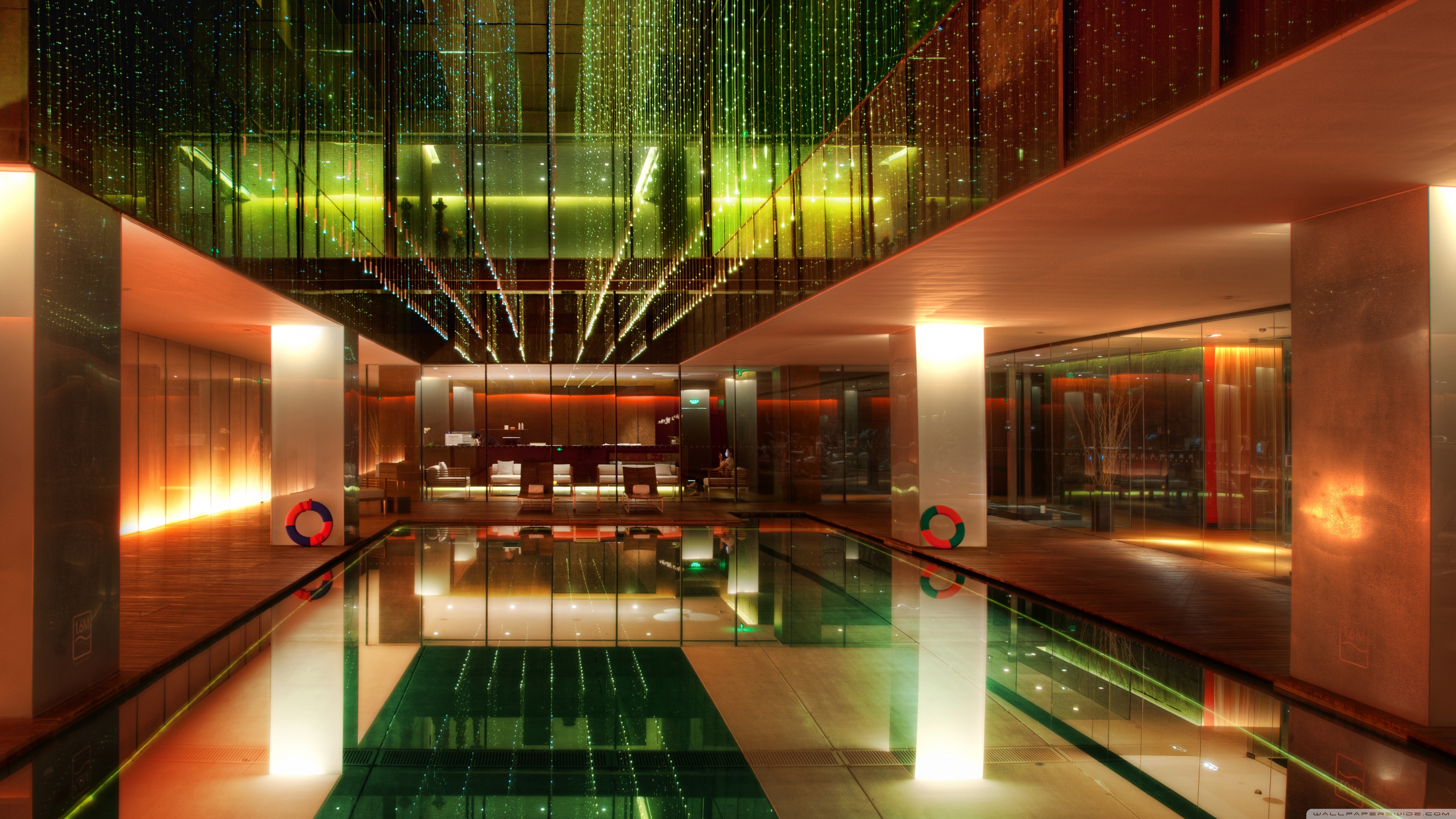 Hotel Lobby Ultra HD Desktop Background Wallpaper for 4K UHD TV, Tablet