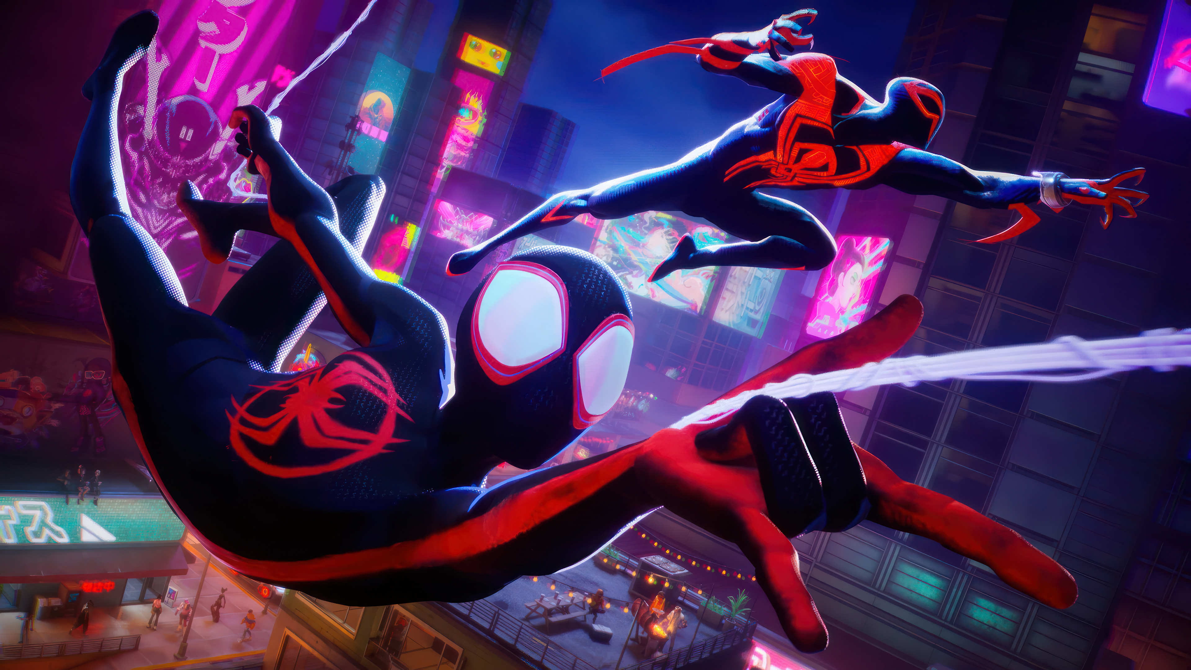 Spider Man Across The Spider Verse Desktop Wallpapers Wallpaper Cave