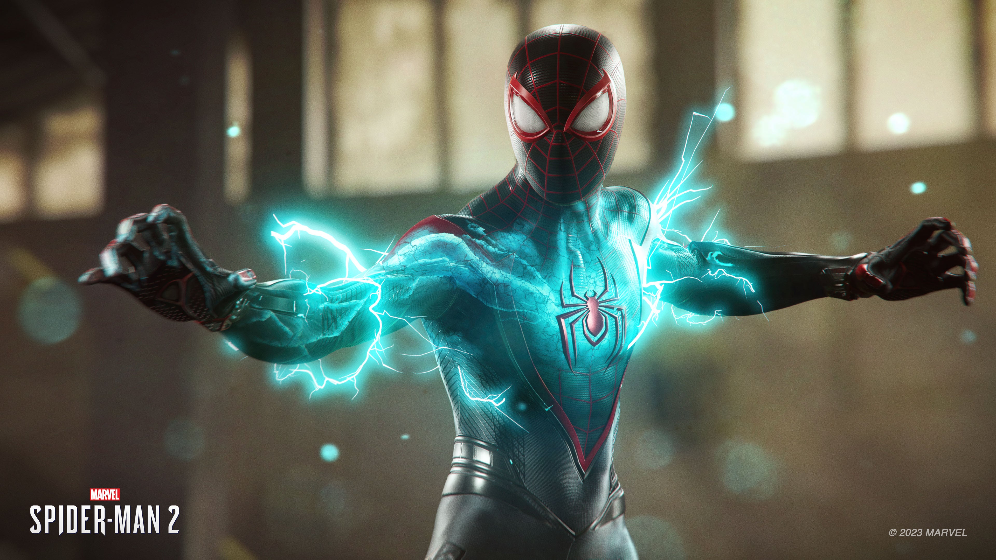 Marvel's Spider Man 2 Wallpaper 4K, Miles Morales Suit