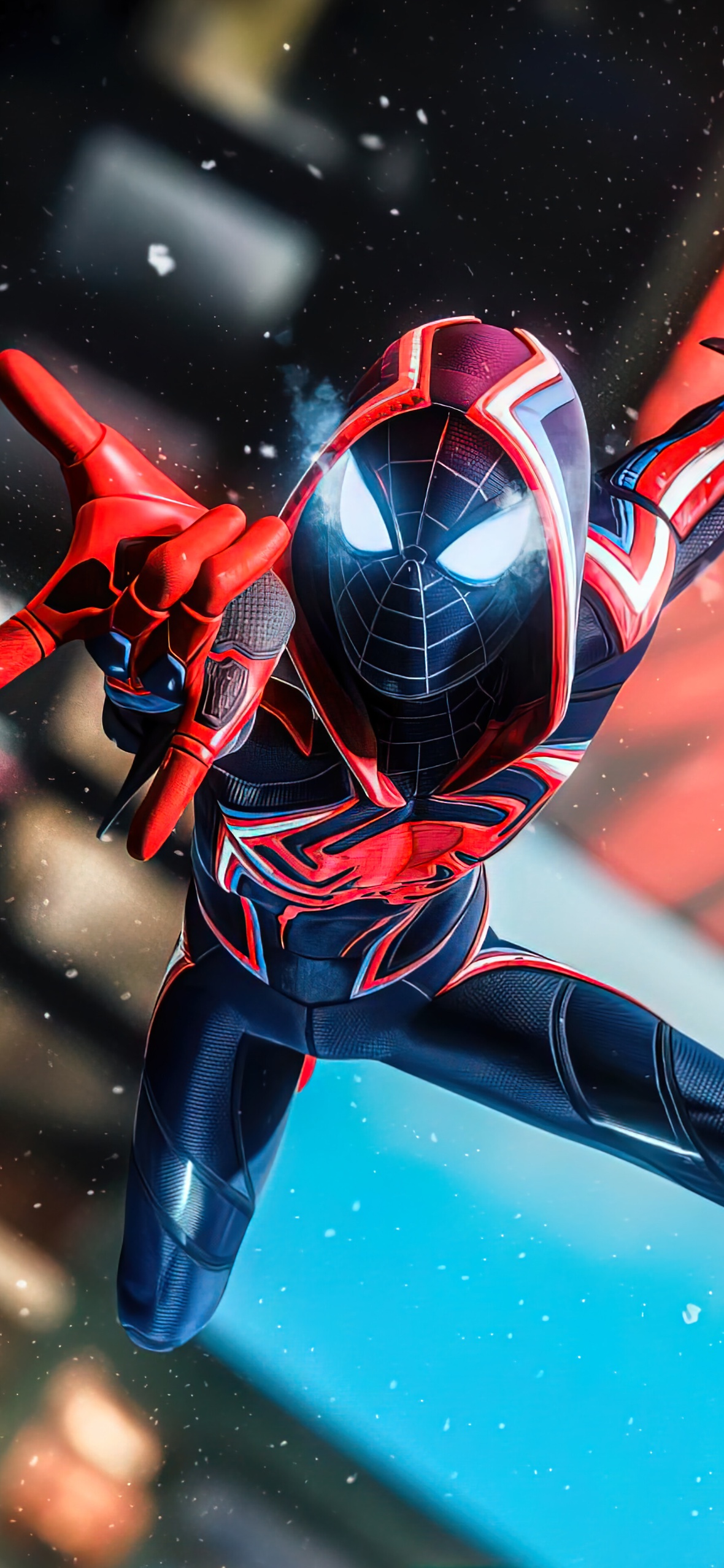 Best Spider Man Miles Morales iPhone Wallpaper [ HQ ]