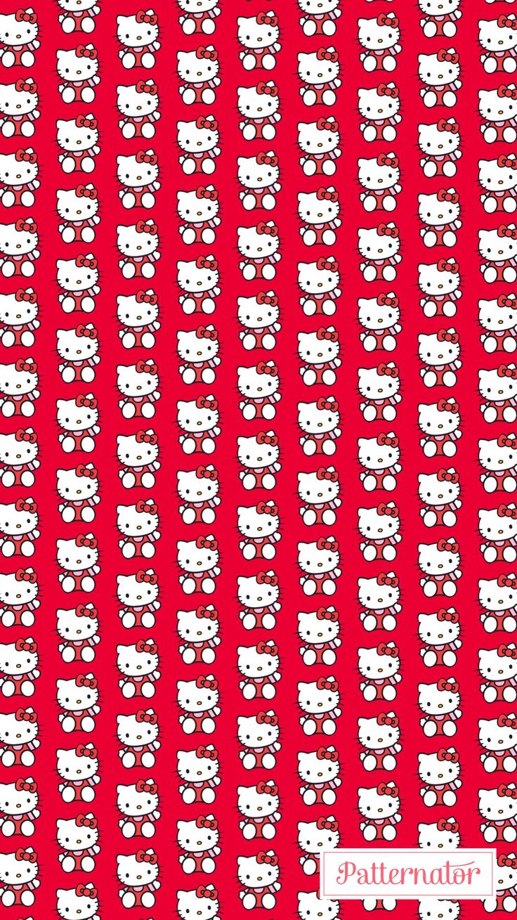 Red hello kitty. Hello kitty wallpaper, Hello kitty picture, Kitty wallpaper