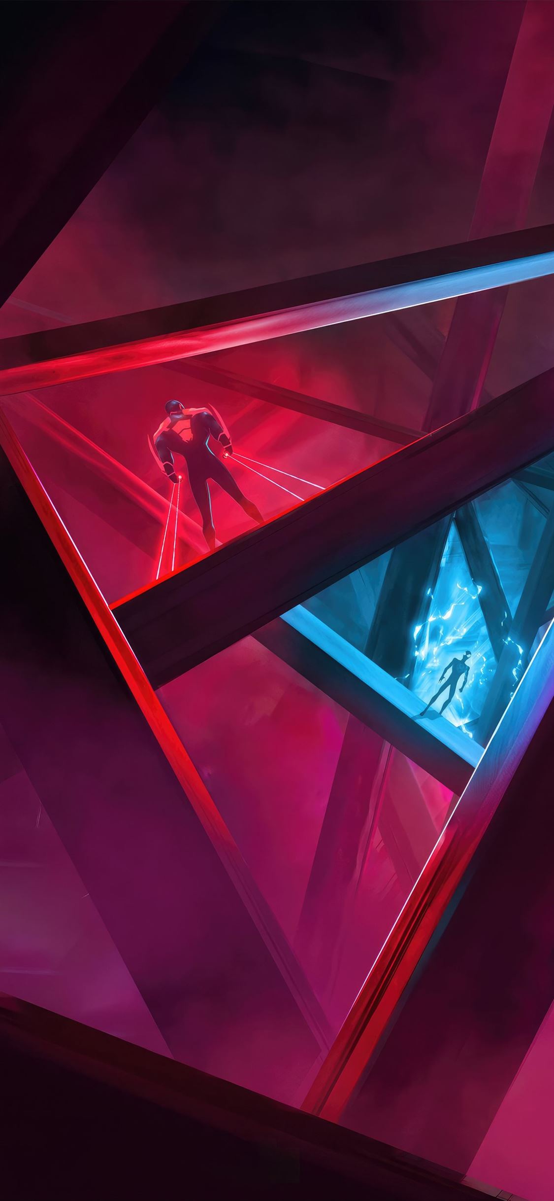 spiderman 2099 vs miles morales iPhone Wallpaper Free Download