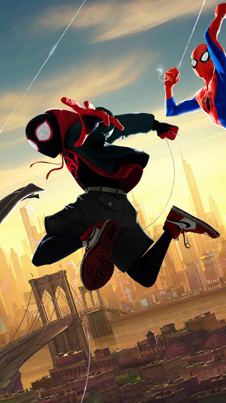 Wallpaper / Movie Spider Man: Into The Spider Verse Phone Wallpaper, Miles Morales, Spider Man, 750x1334 Free Download