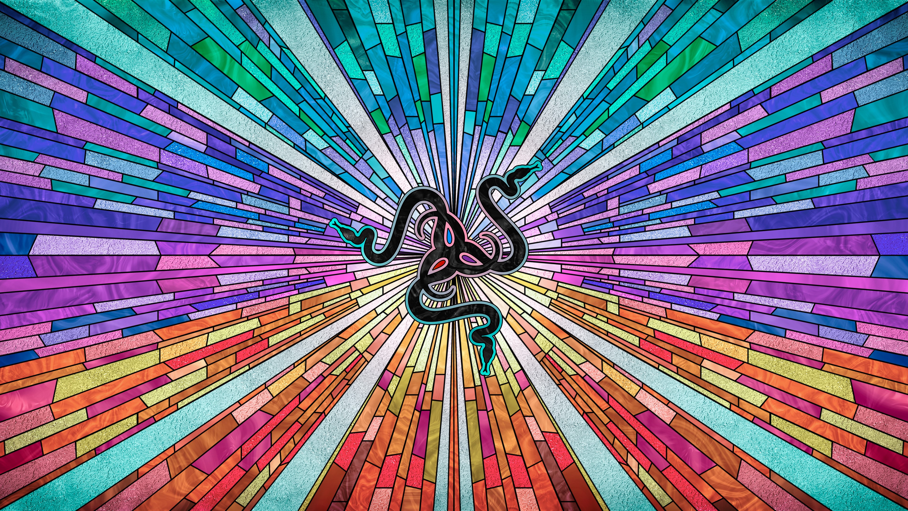 Wallpaper / Razer, abstract, logo, digital art, colorful free download