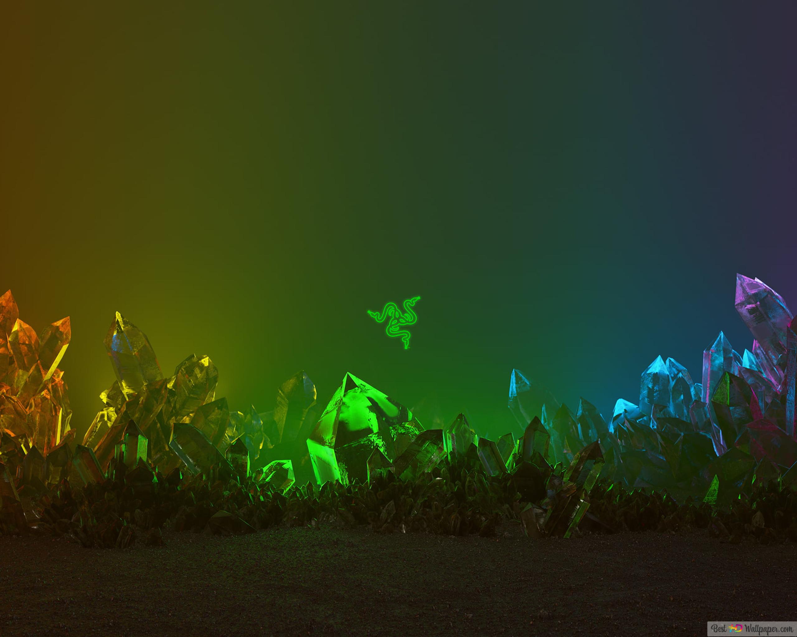 Razer inc. crystal 4K wallpaper download
