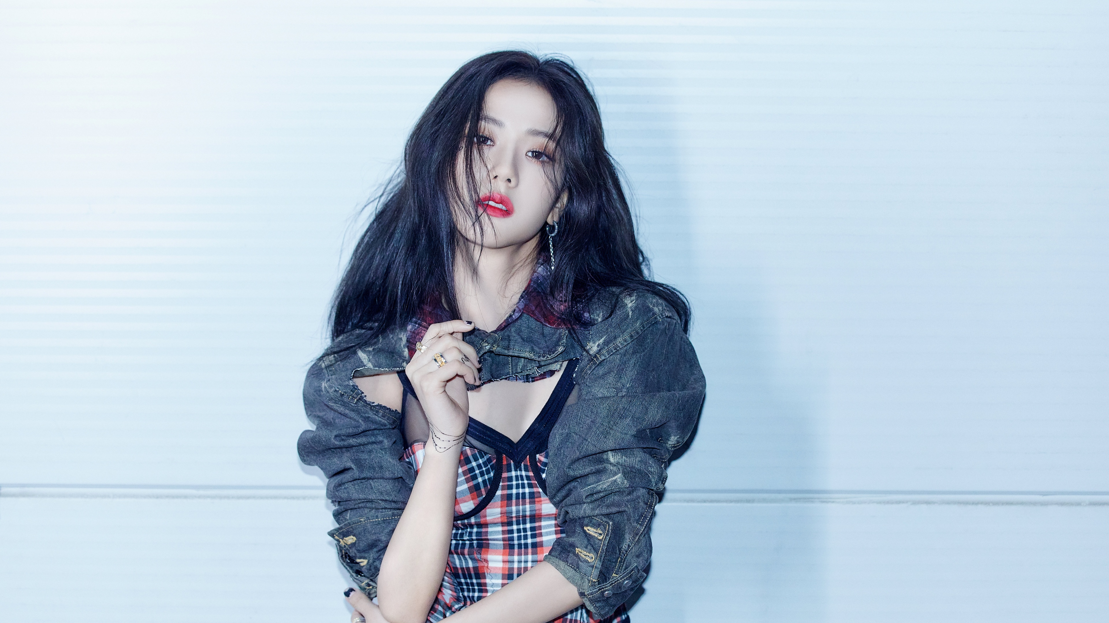 Jisoo Wallpaper 4K, Korean singer, Blackpink